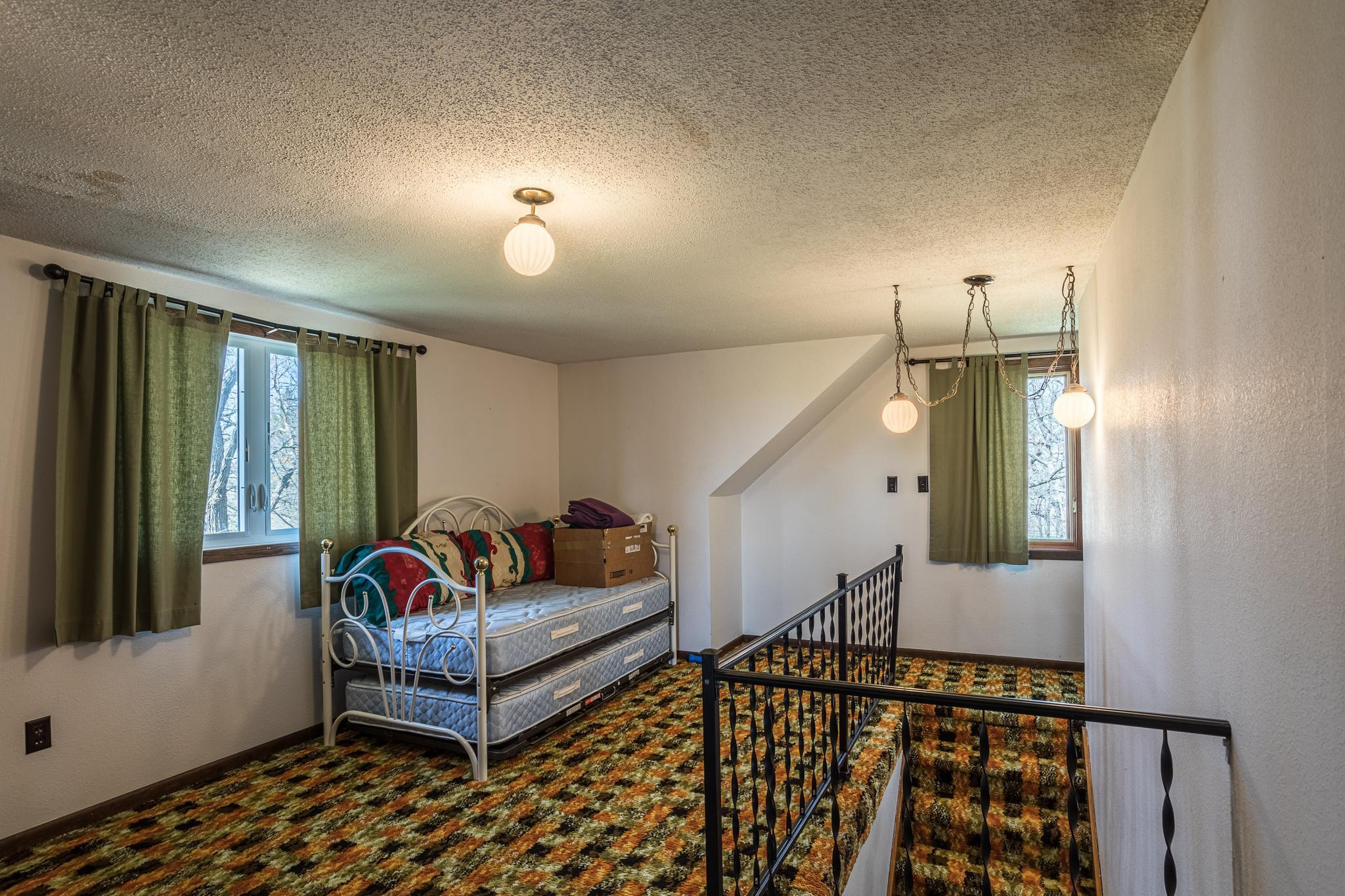 Hallway with extra sleeping space