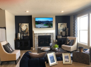 Photo for 4785 Stable View Drive, Woodbury, MN 55129 - Listing #6163264 Great Room with Stone to Mantle Fireplace
