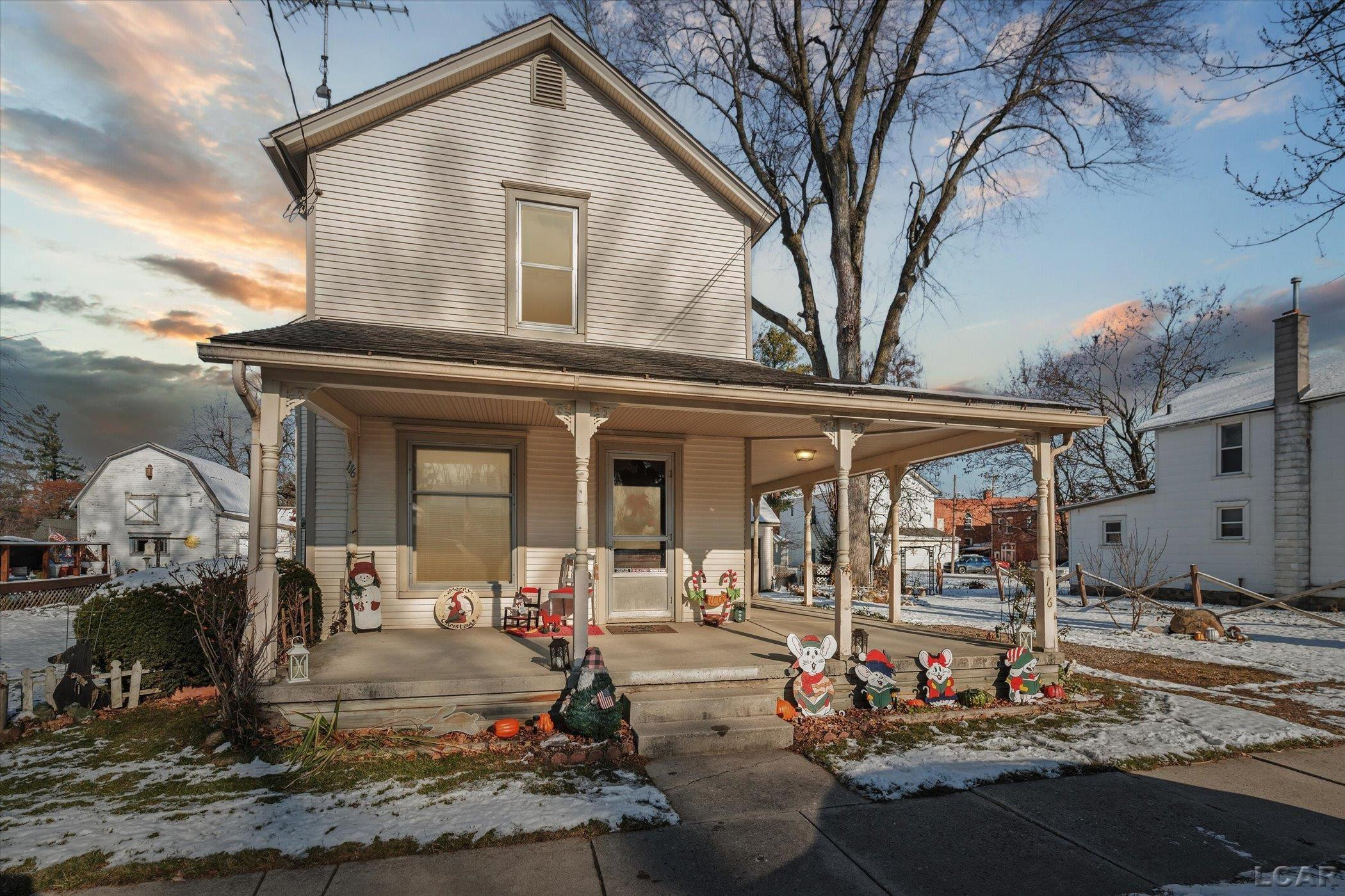 116 W Fourth Street, Onsted, MI 49265 — front exterior