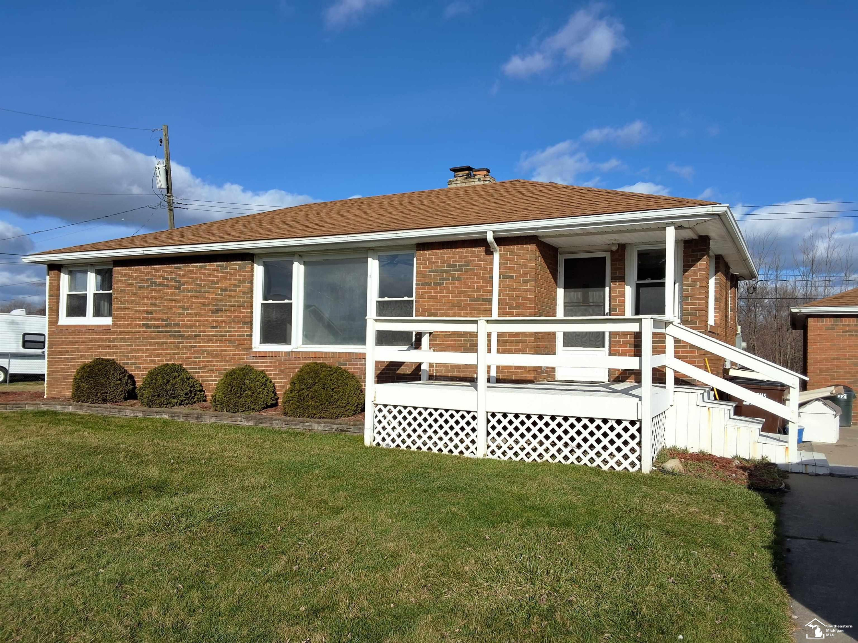 4950 Elm, Newport, MI 48166 — front exterior