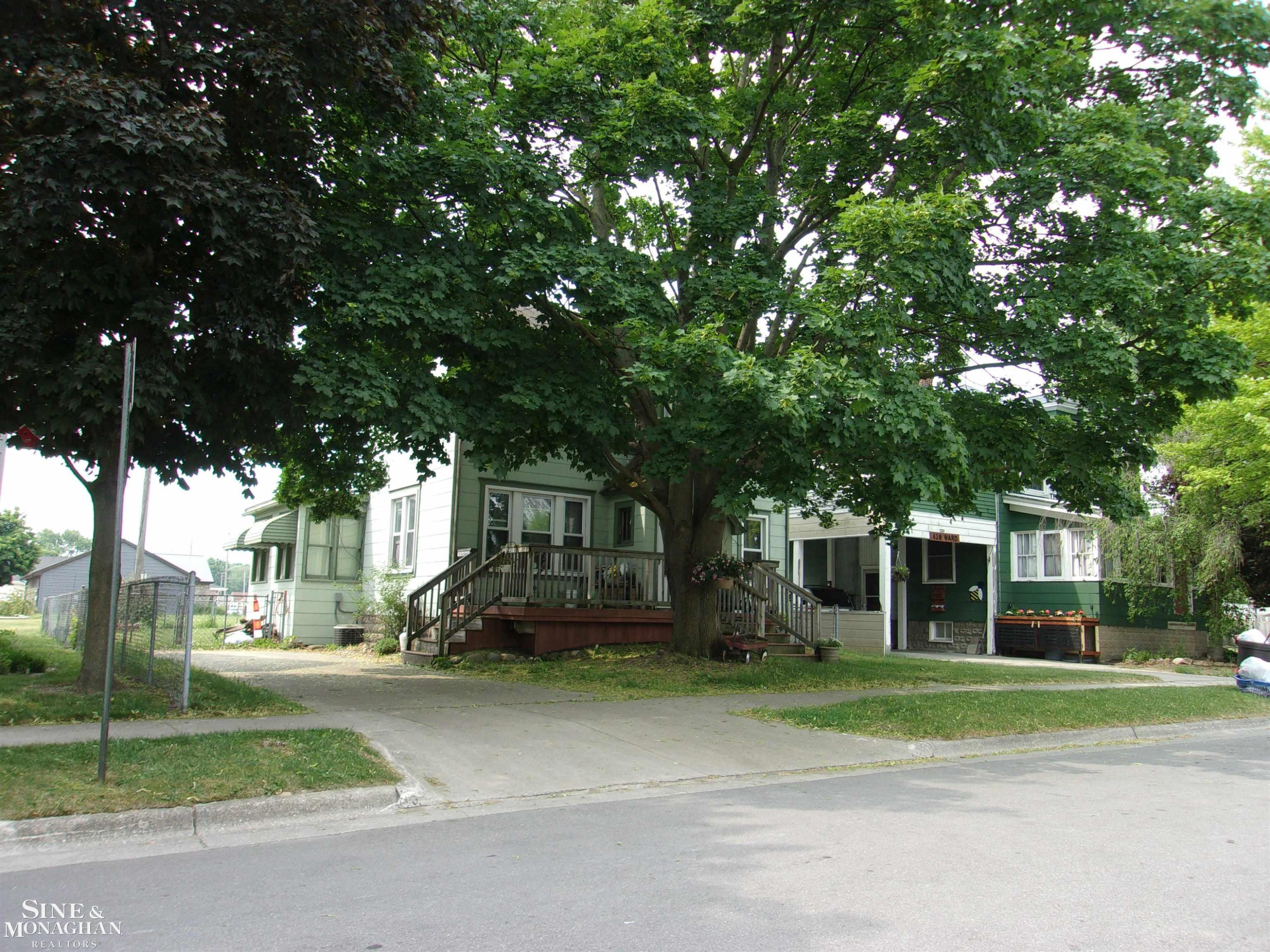 421 Ward Street, MI — front exterior