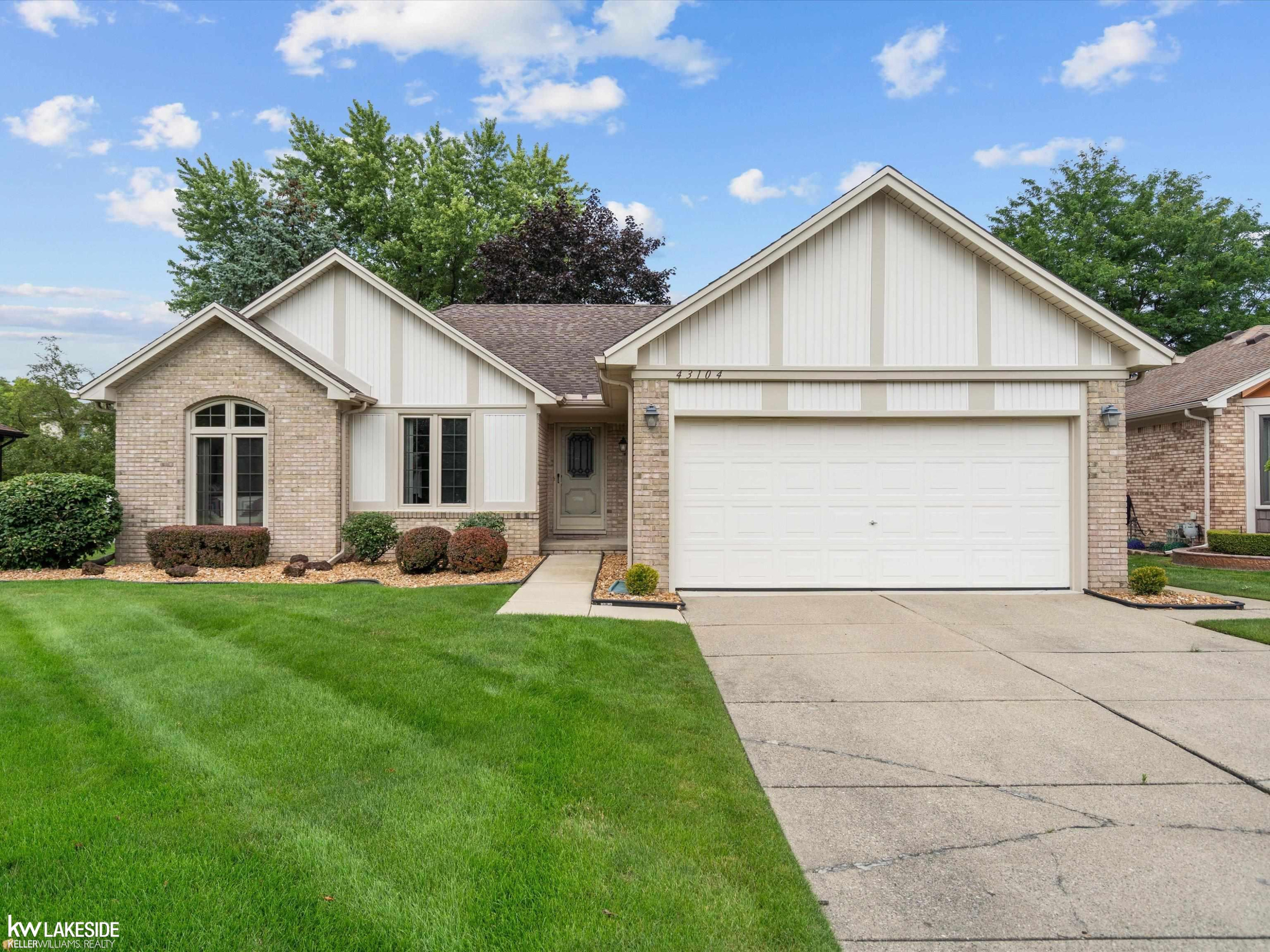 43104 Nebel Trail, Clinton Twp, MI 48038 — front exterior