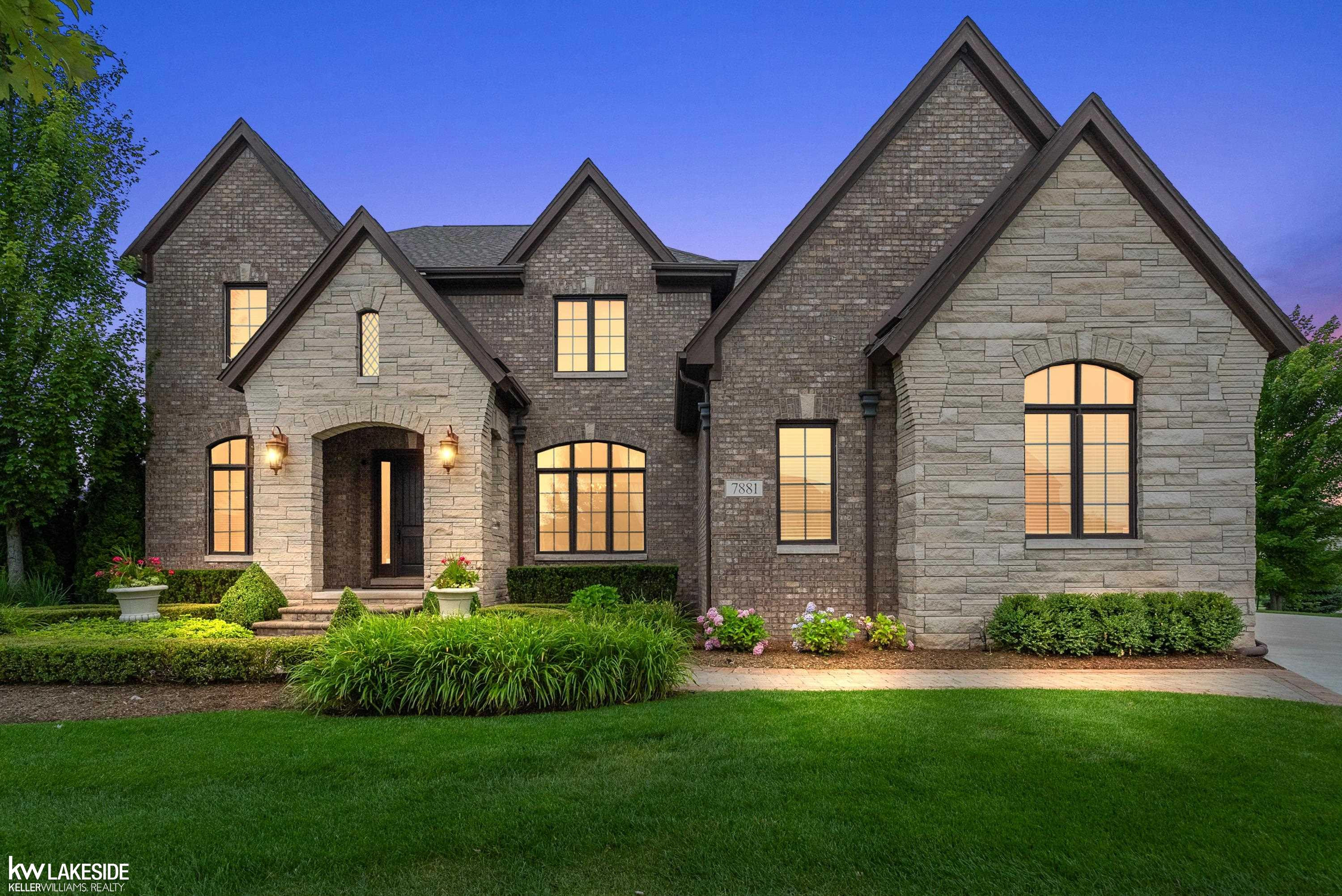 7881 Marble Court, Washington, MI — front exterior