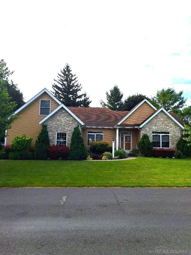 5657 Governor Sleeper Court, Lexington, MI 48450 — front exterior