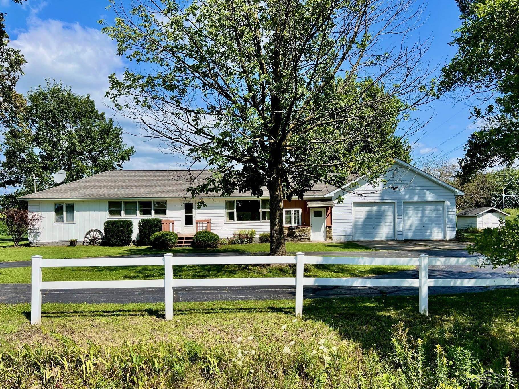 15240 W Townline Road, Saint Charles, MI 48655 — front exterior