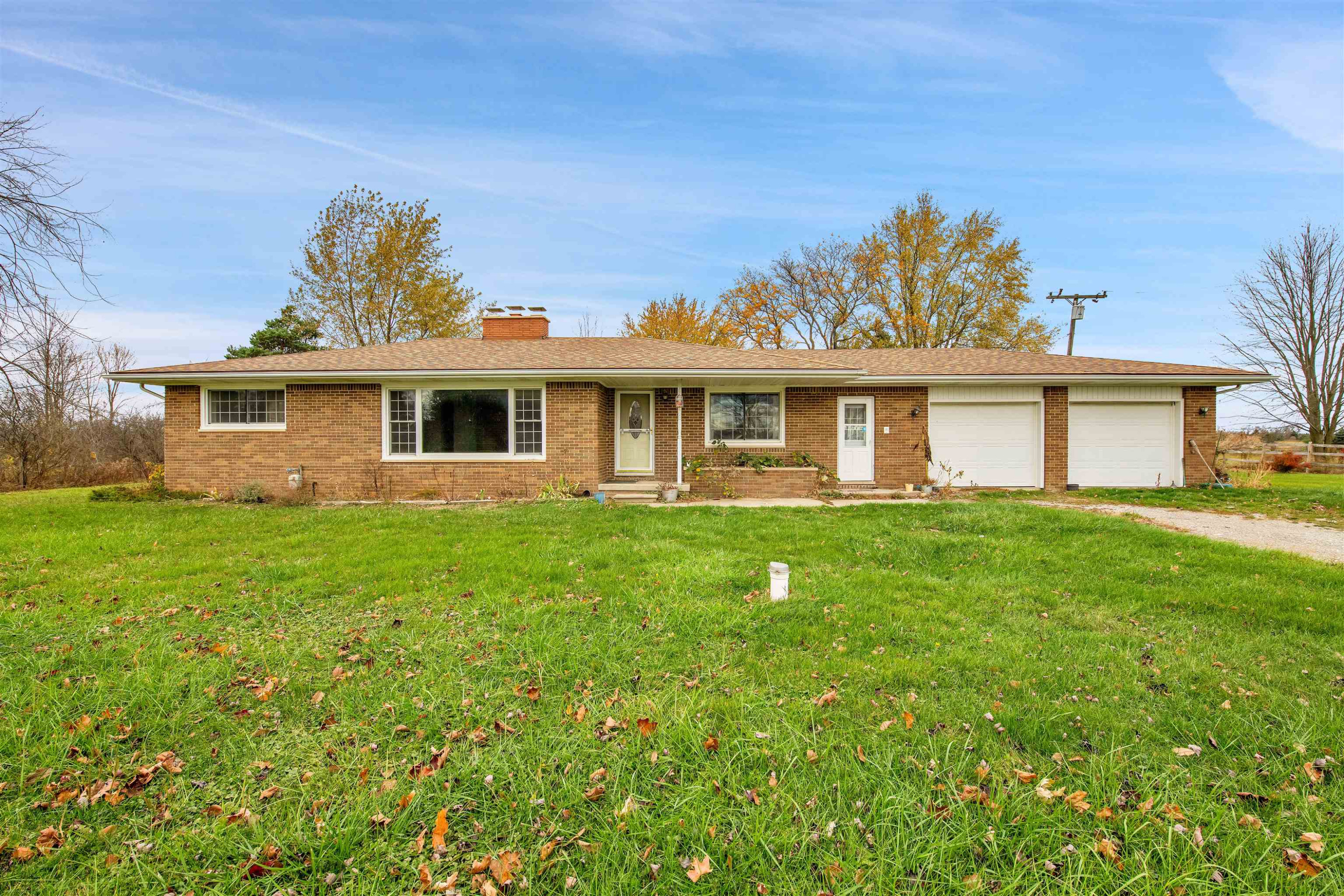 11368 Gilbert Road, MI — front exterior