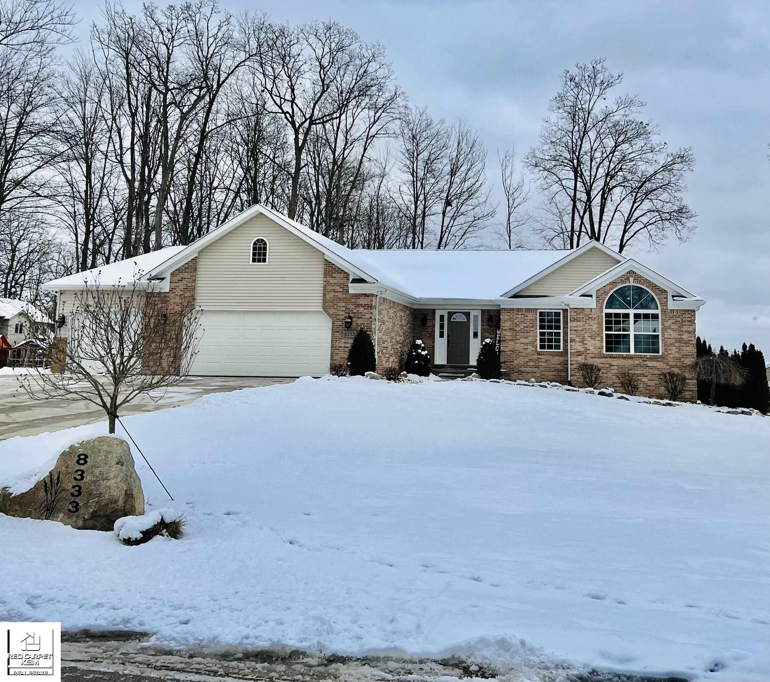 8333 Oak Ridge Drive, MI — front exterior