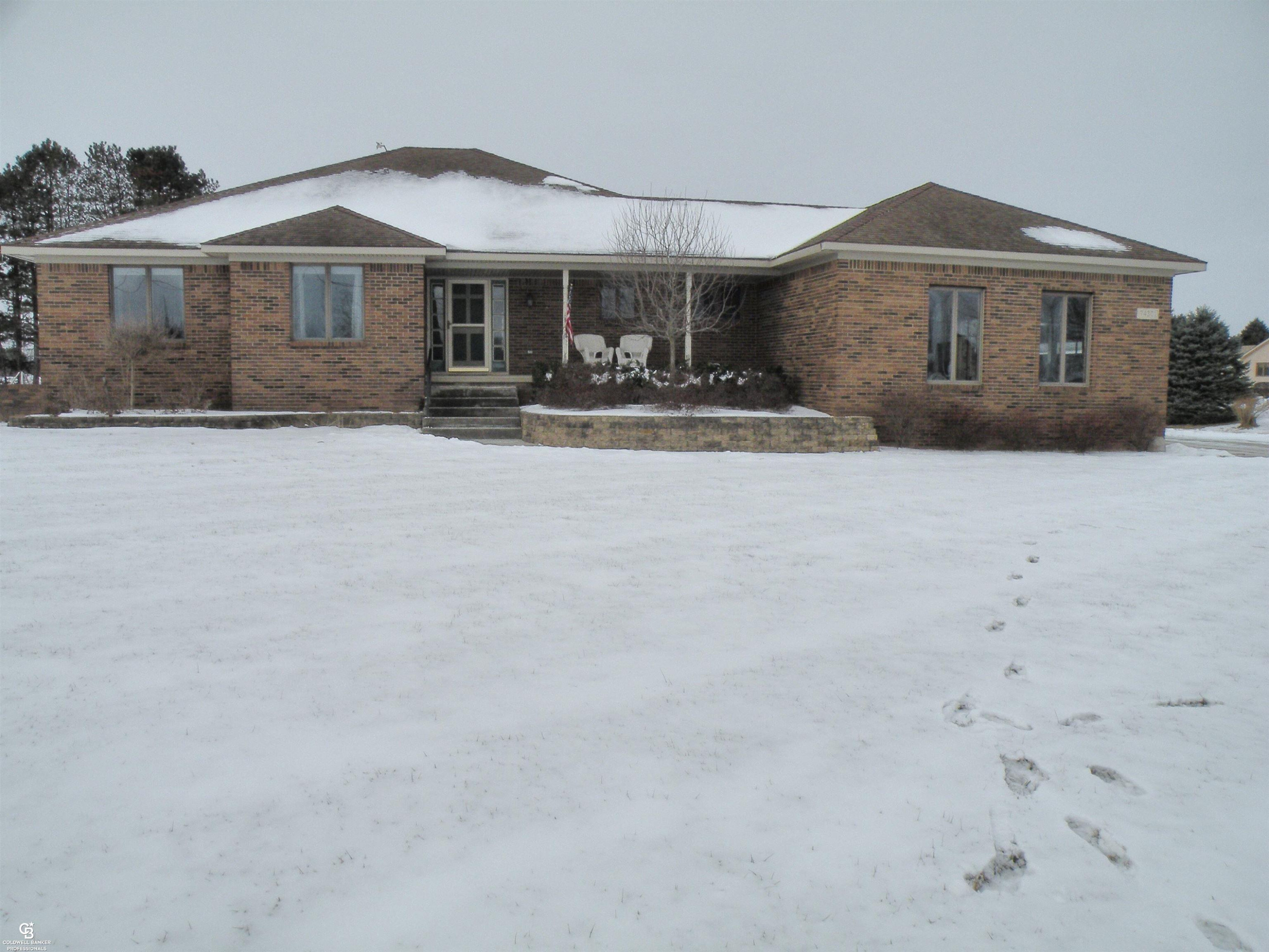 74301 Memphis Ridge Road, Richmond, MI 48062 — front exterior