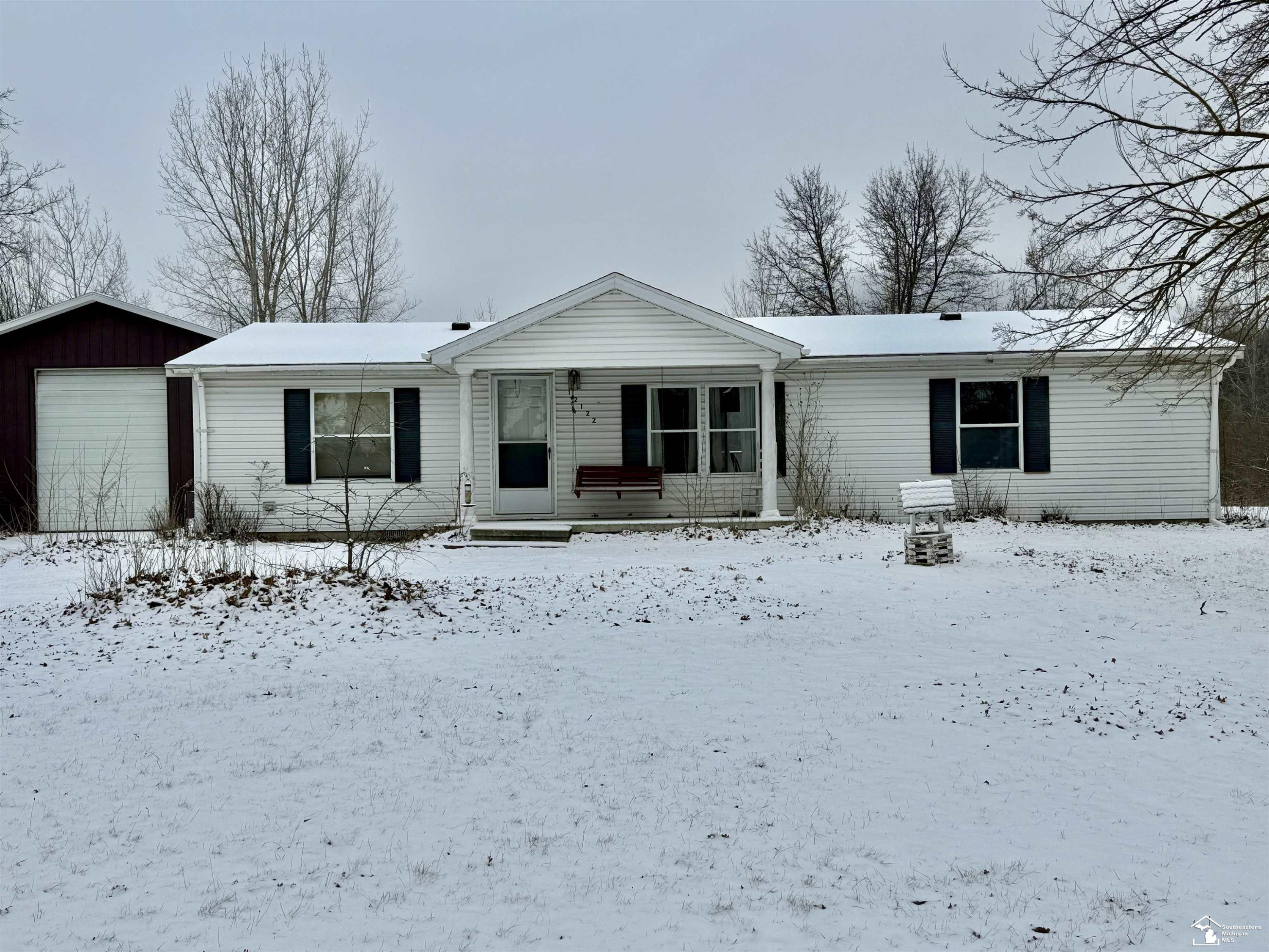 12122 Ostrander Road, Maybee, MI — front exterior