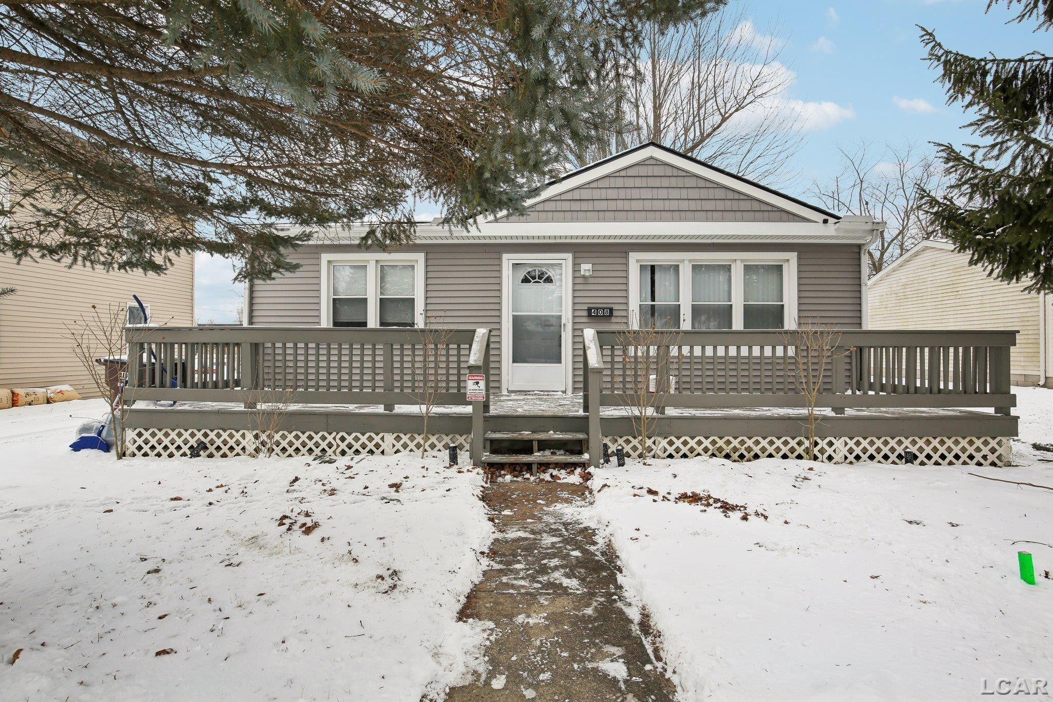 408 Barnum Street, Dundee, MI 48131 — front exterior