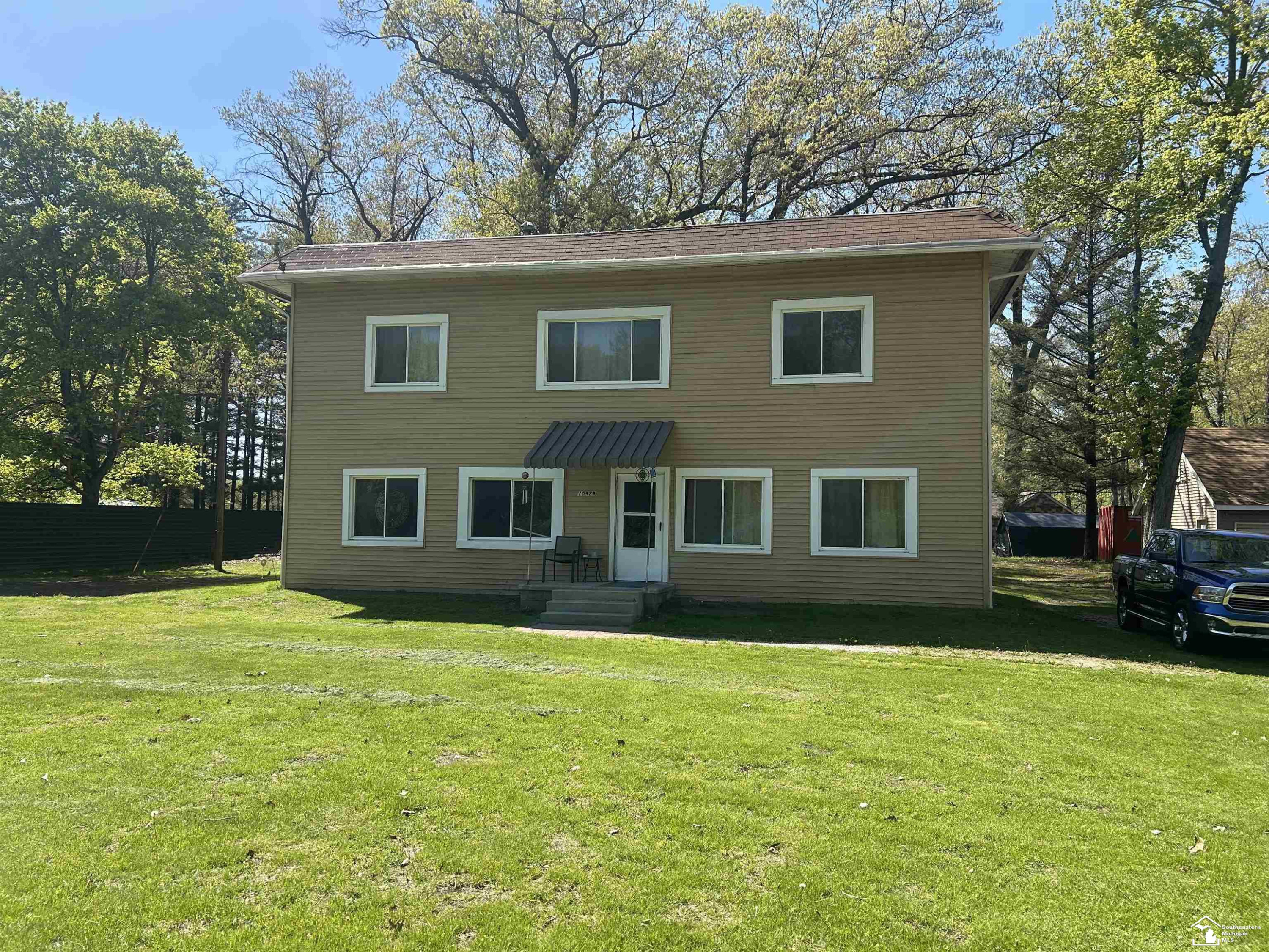 10929 S Telegraph Road, Erie, MI — front exterior