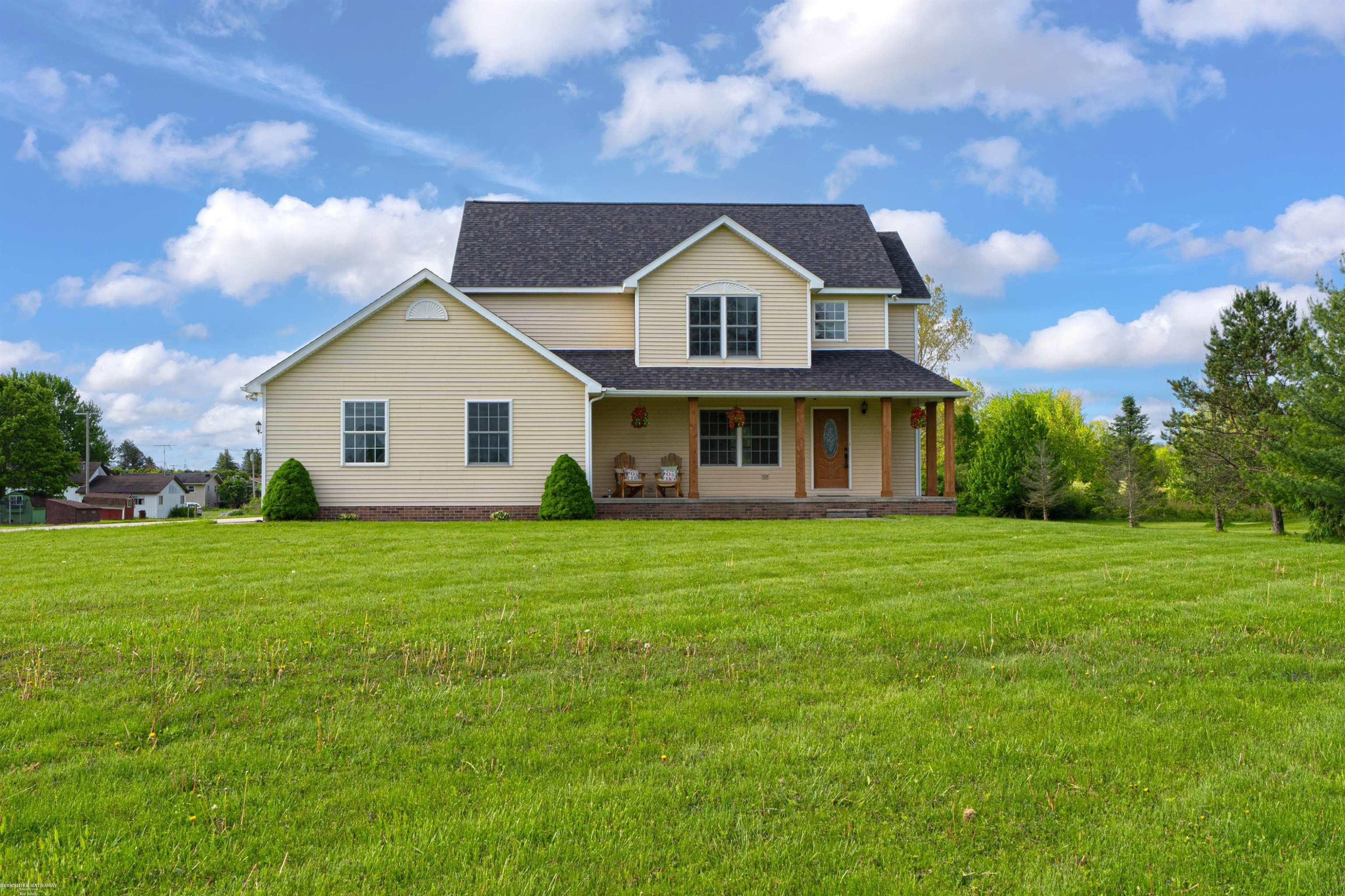 13025 Hough Road, MI — front exterior