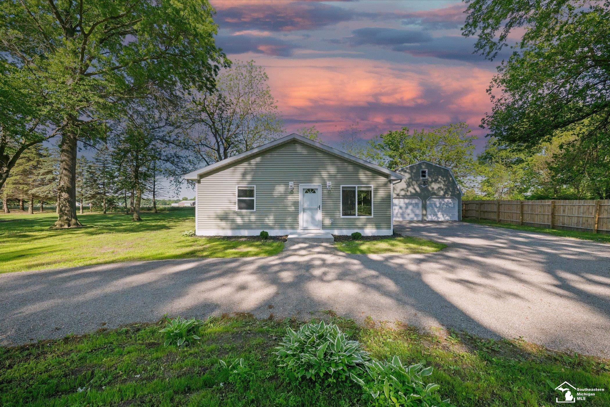 6861 whiteford center Road, Bedford, MI 48144 — front exterior