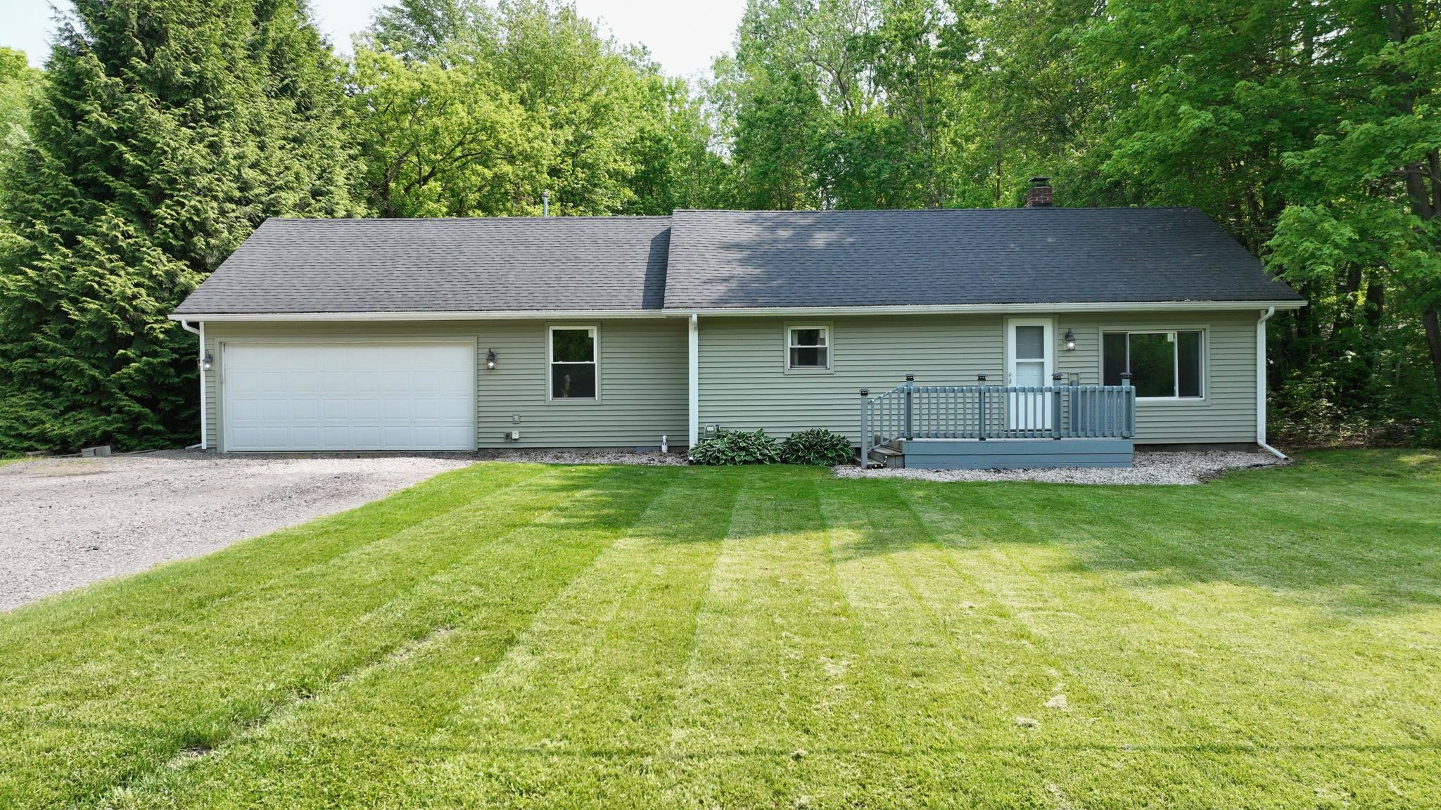 3556 E Burt Road, Burt, MI 48417 — front exterior