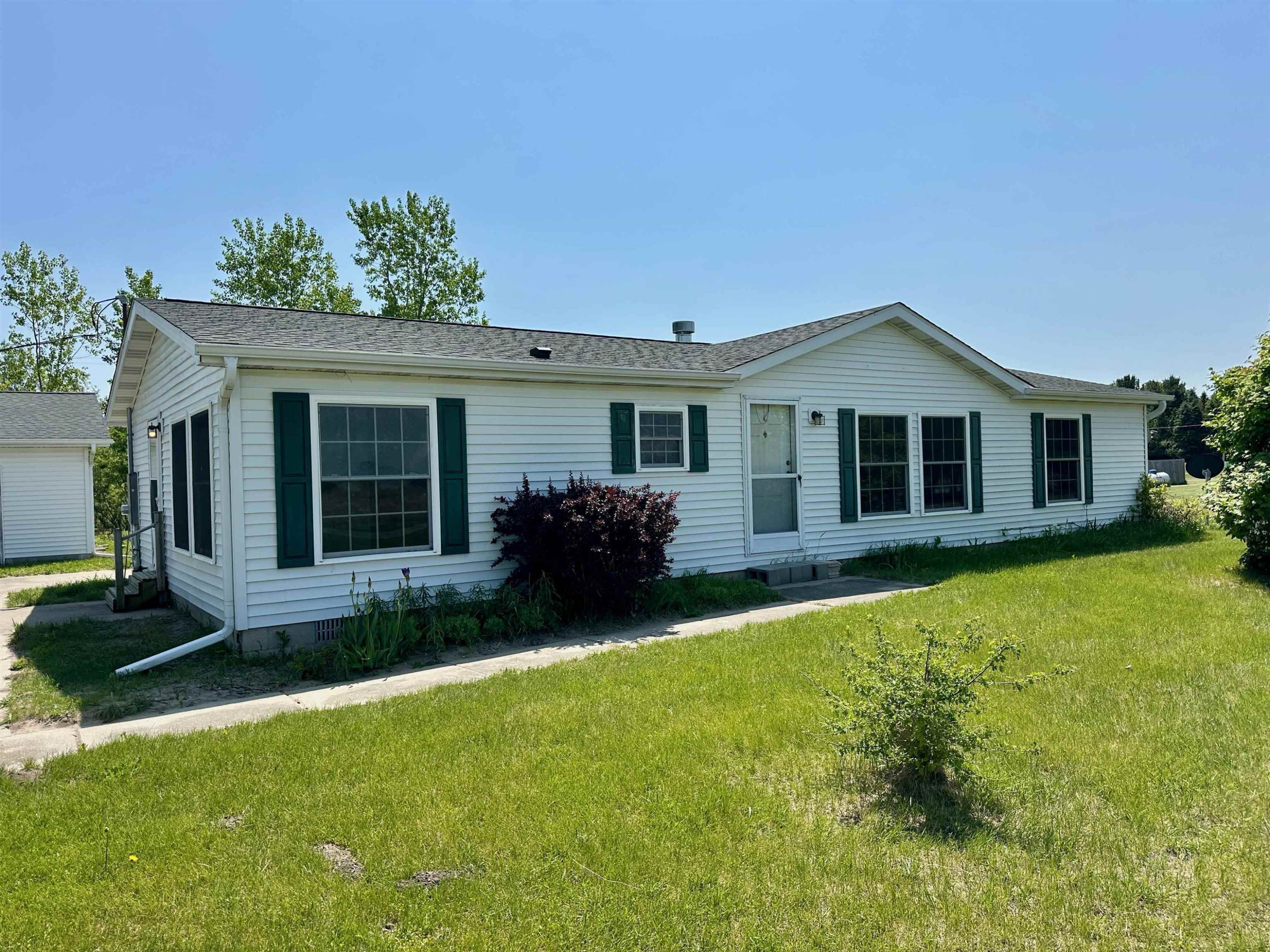 11145 S Fordney Road, Saint Charles, MI 48655 — front exterior