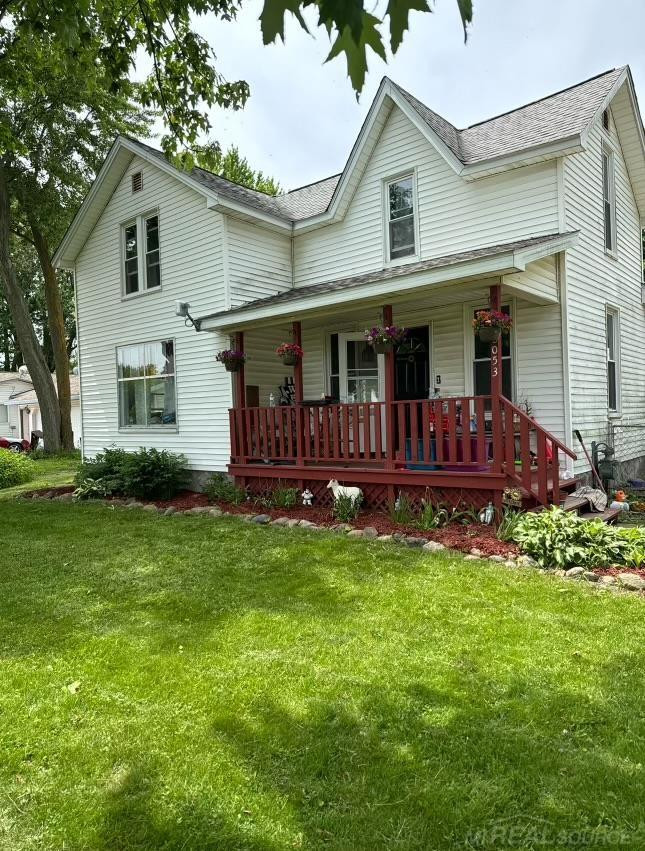 6053 Van Dyke Road, MI 48416 — front exterior