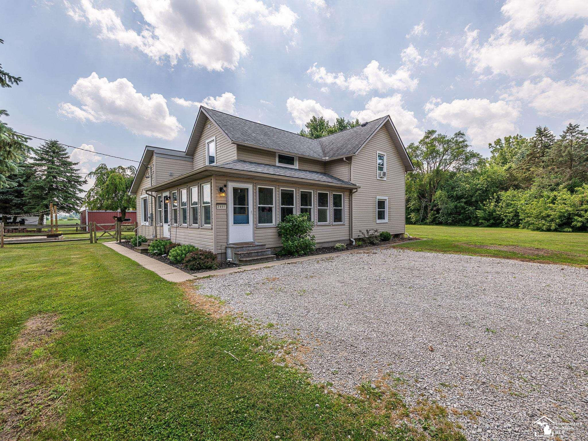 2461 Maple Road, Ida, MI 48140 — front exterior
