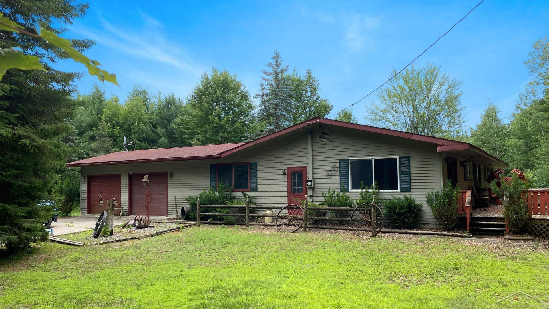 5597 Groszek Road, Sterling, MI 48659 — front exterior