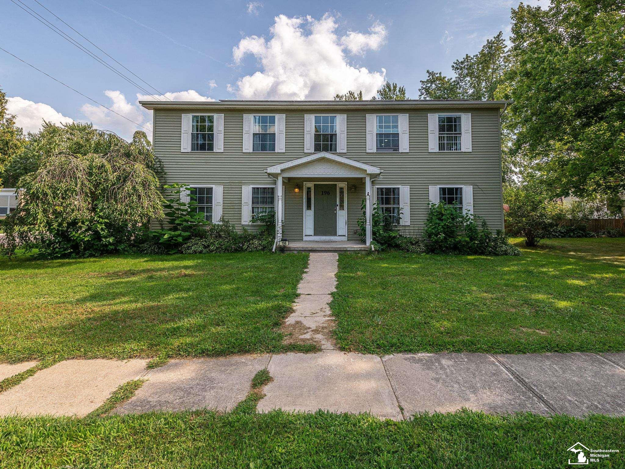 196 E Elm Street, Petersburg, MI 49270 — front exterior