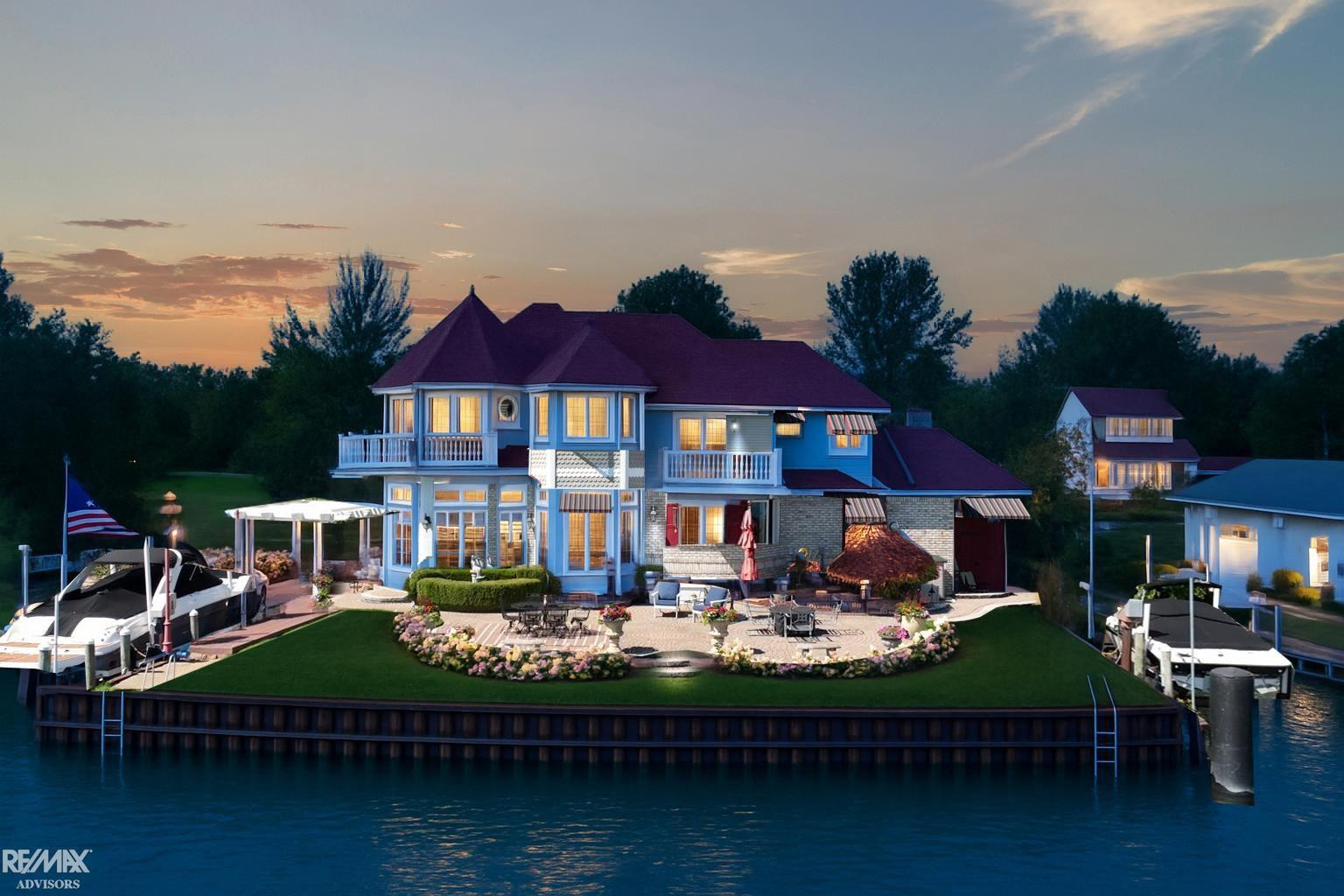 8687 River Road, MI — front exterior