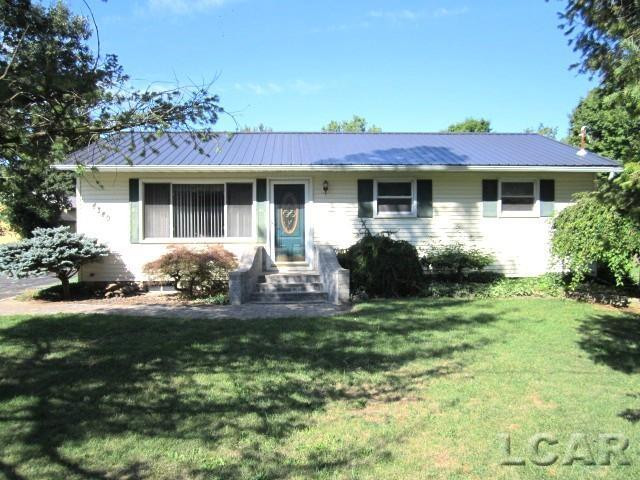 4340 S Meridian Road, Hudson, MI 49247 — front exterior