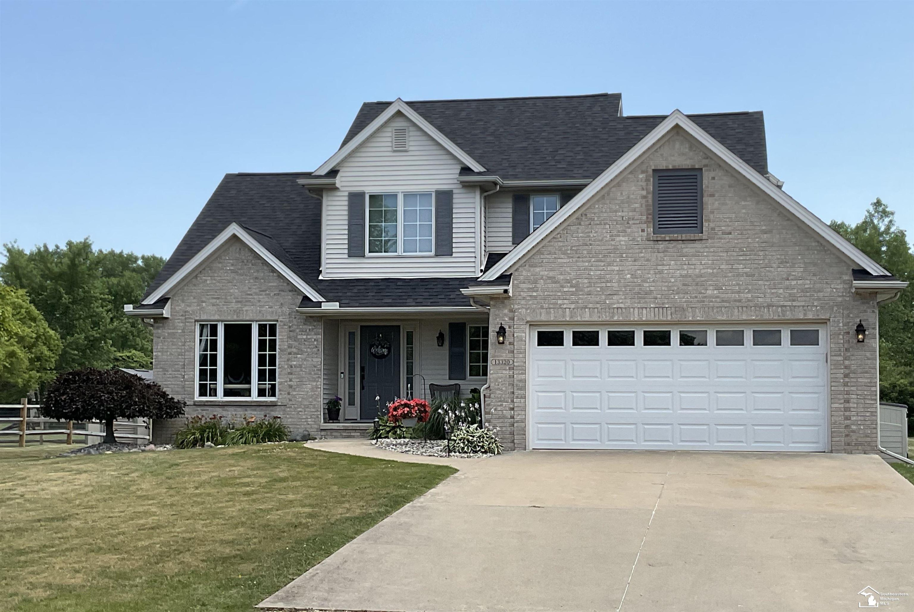 13320 Lighthouse Road, La Salle, MI — front exterior