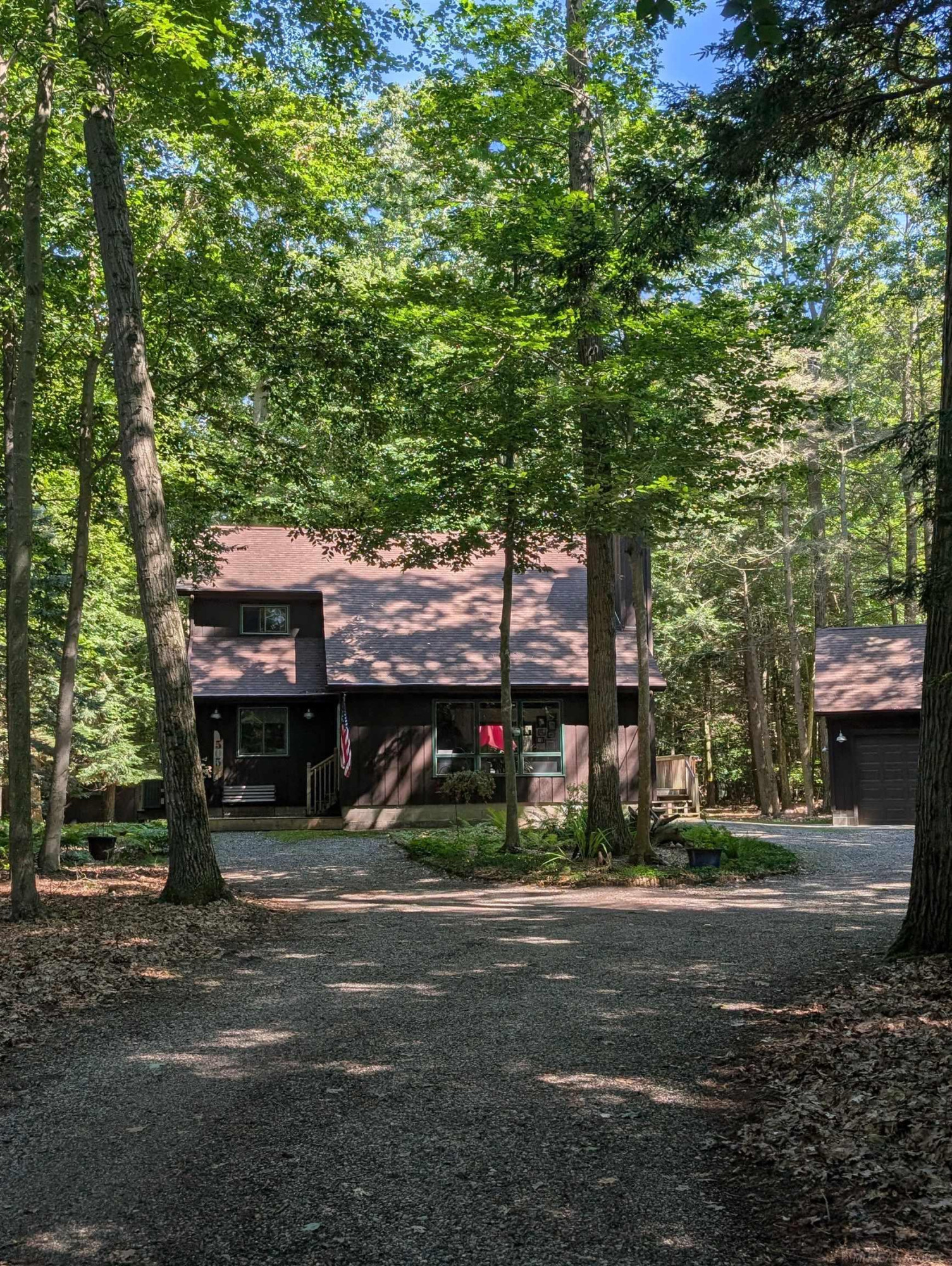 5050 N Scenic Drive, Whitehall, MI 49461 — front exterior