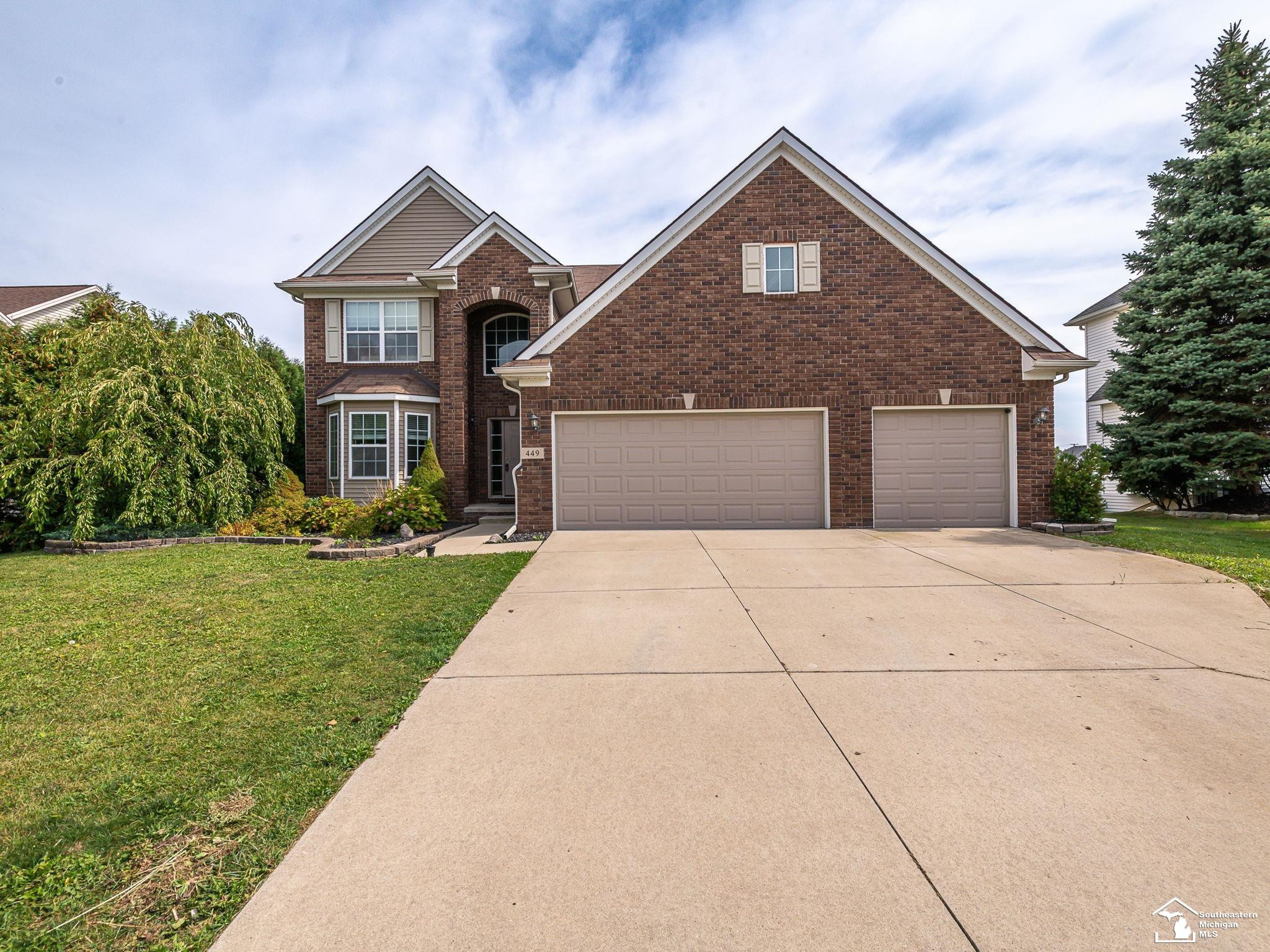 449 Corinth Circle, Dundee, MI 48131 — front exterior