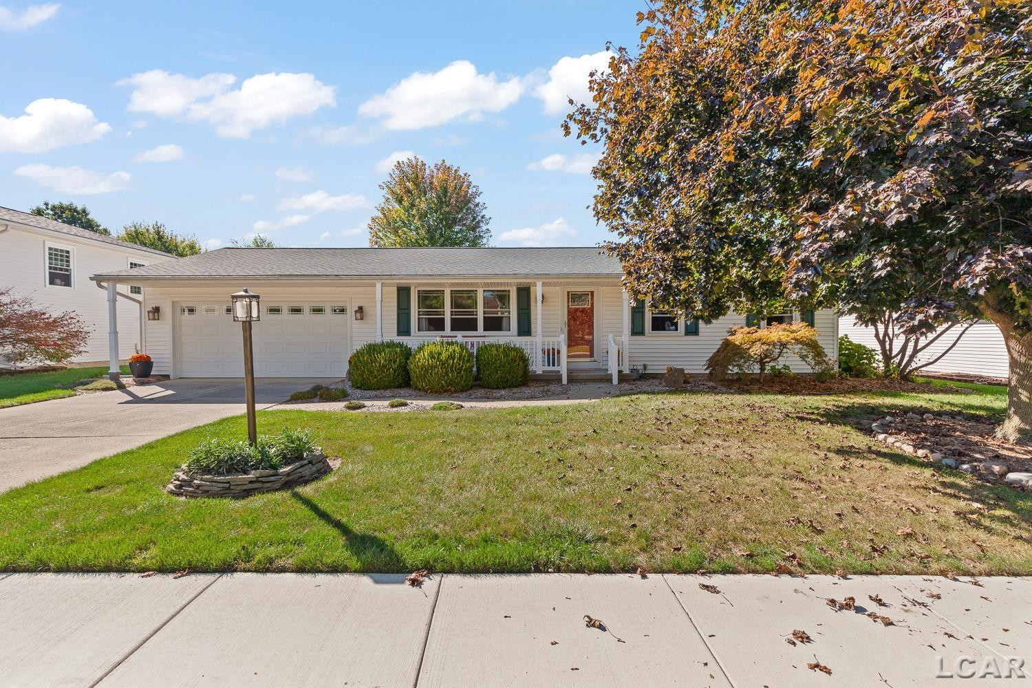 609 Pequot Way Street, Tecumseh, MI 49286 — front exterior