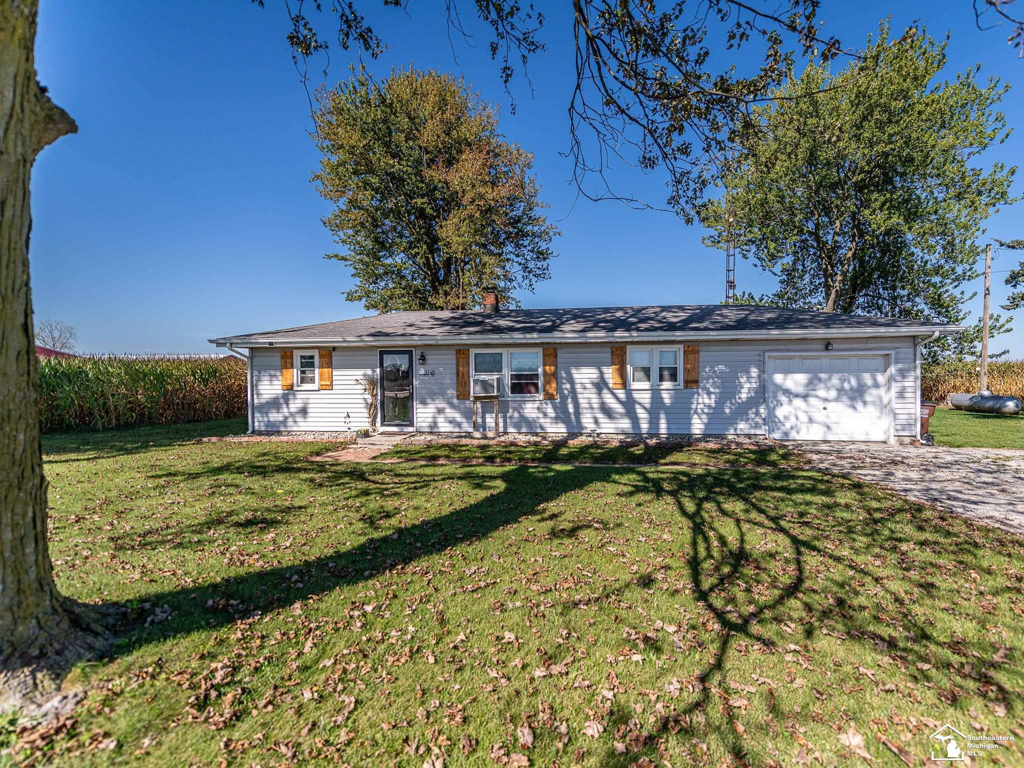 13748 Yankee Road, MI 49267 — front exterior
