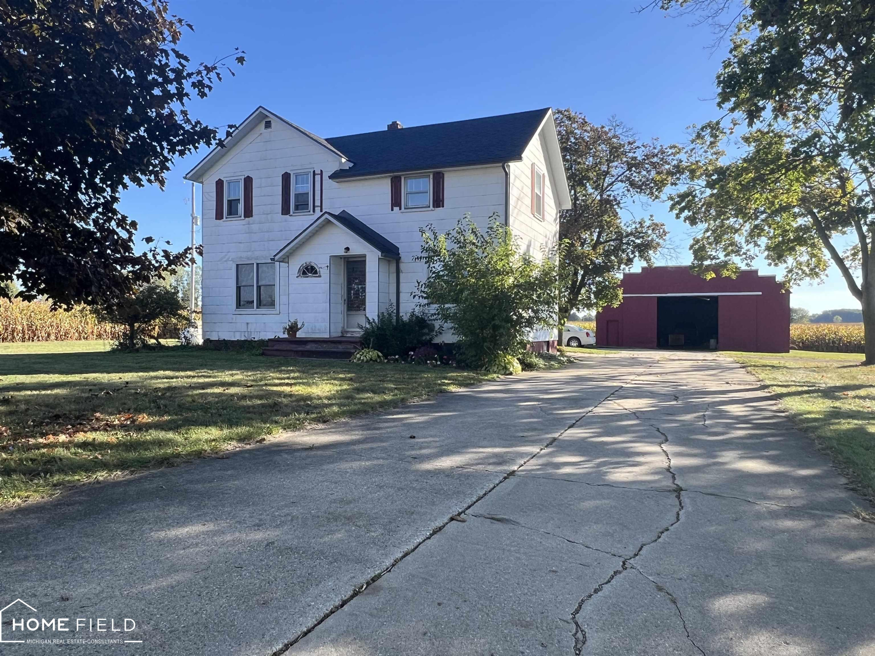 4101 Shaftsburg Road, Laingsburg, MI 48848 — front exterior