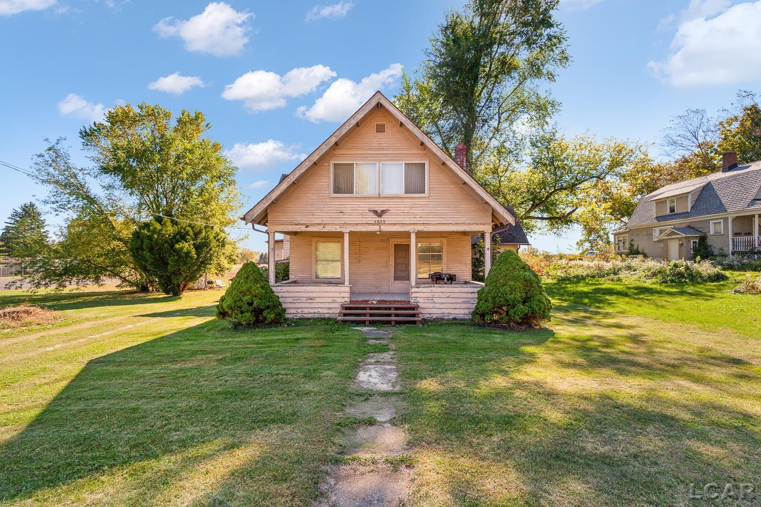 4055 W Monroe Road, Tipton, MI 49287 — front exterior