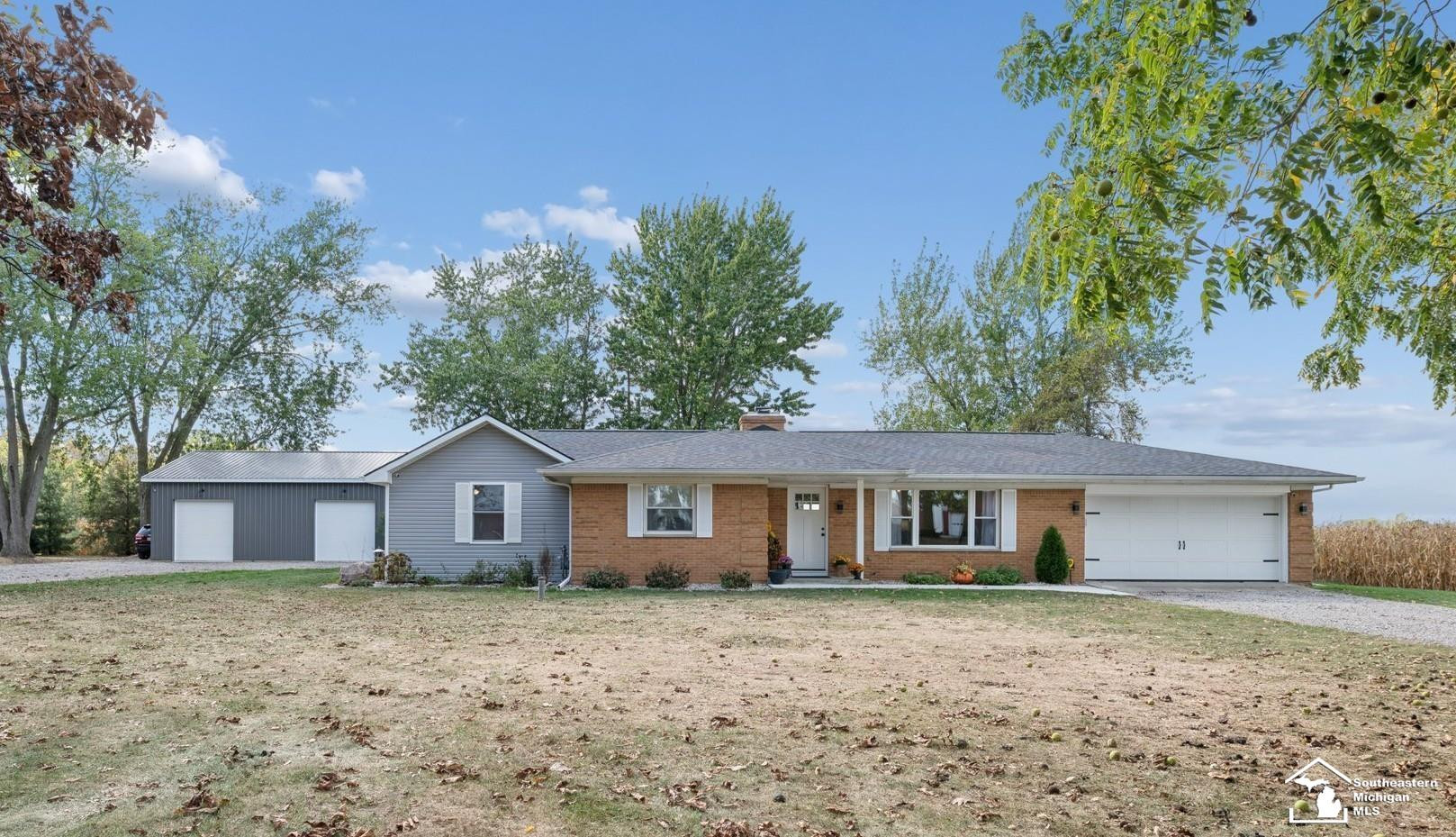 7555 Sylvania Petersburg Road, MI 49267 — front exterior