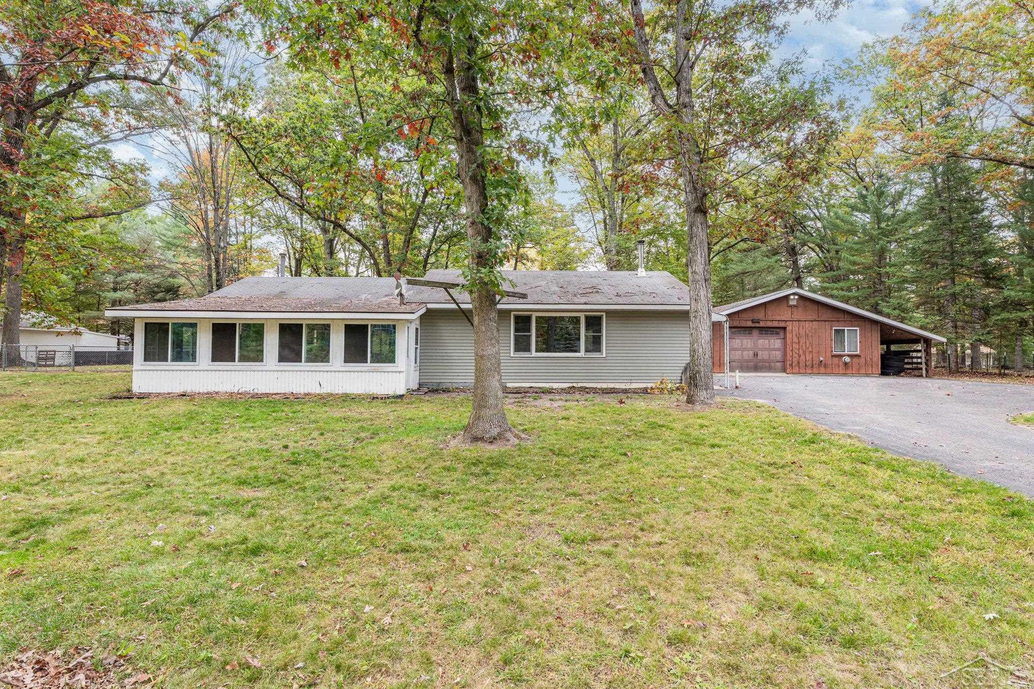 4701 Scenic River Drive, Alger, MI 48610 — front exterior
