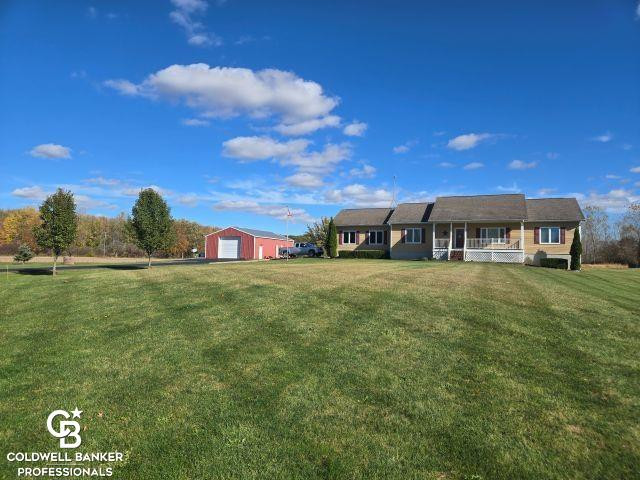 6968 Sterling Road, Yale, MI 48097 — front exterior