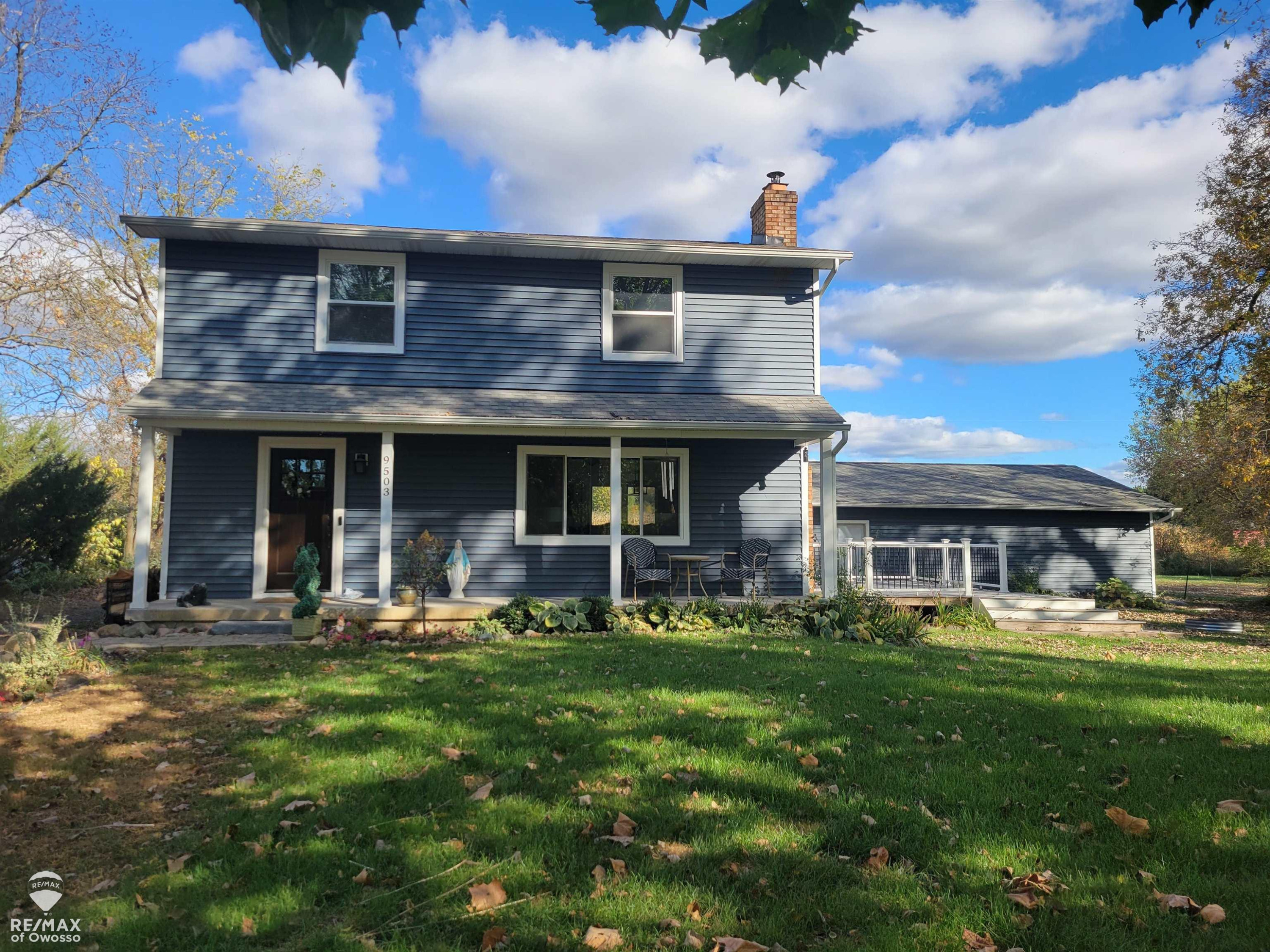 9503 Vernon Road, Bancroft, MI 48414 — front exterior
