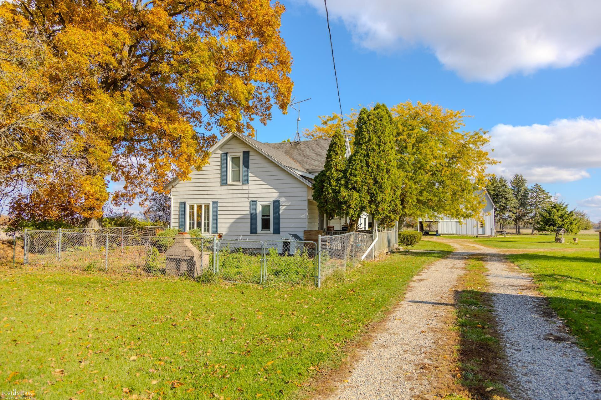 9064 S Ransom Road, Ashley, MI 48806 — front exterior