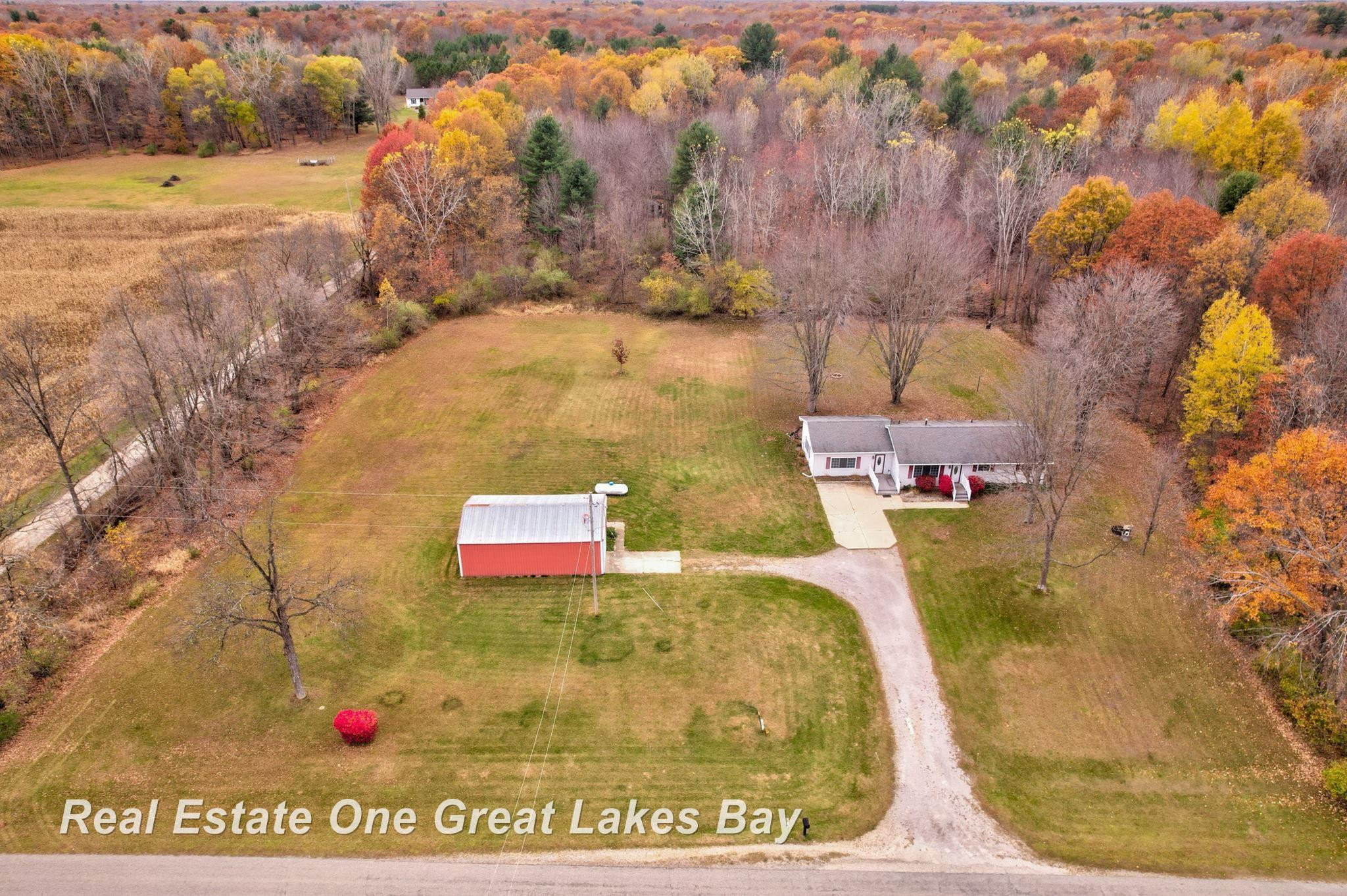 10210 S Brennan Road, Brant, MI 48614 — front exterior