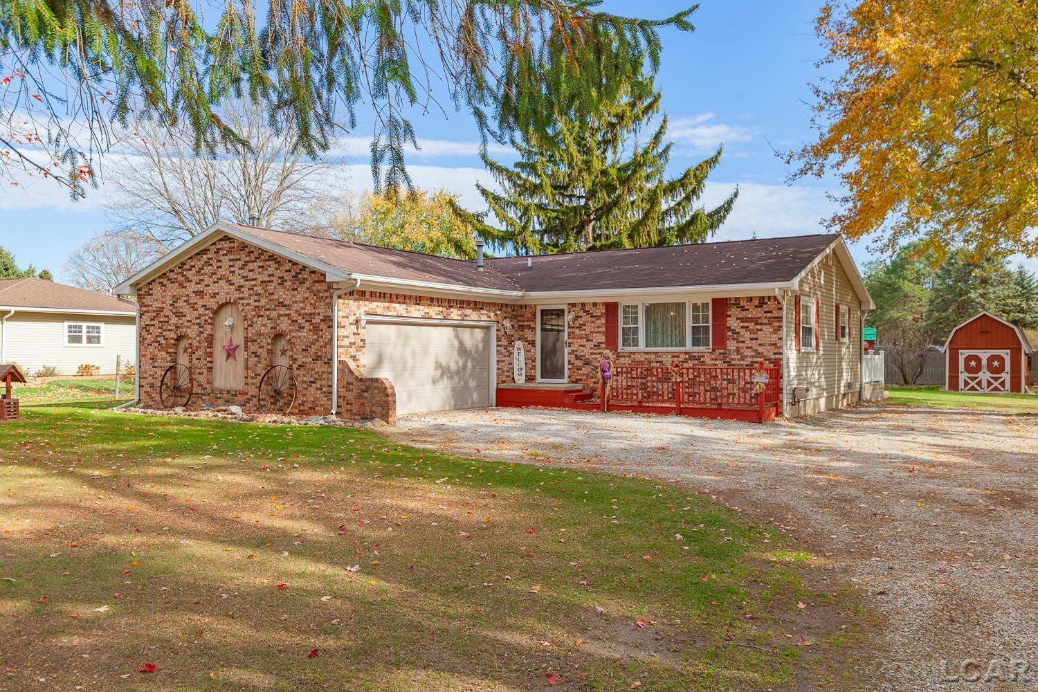 9769 Tecumseh Clinton Highway, Tecumseh, MI 49286 — front exterior