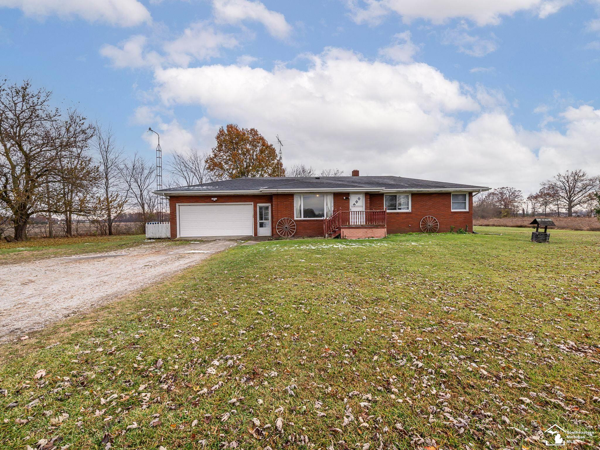 8687 Todd Road, Ida, MI 48140 — front exterior