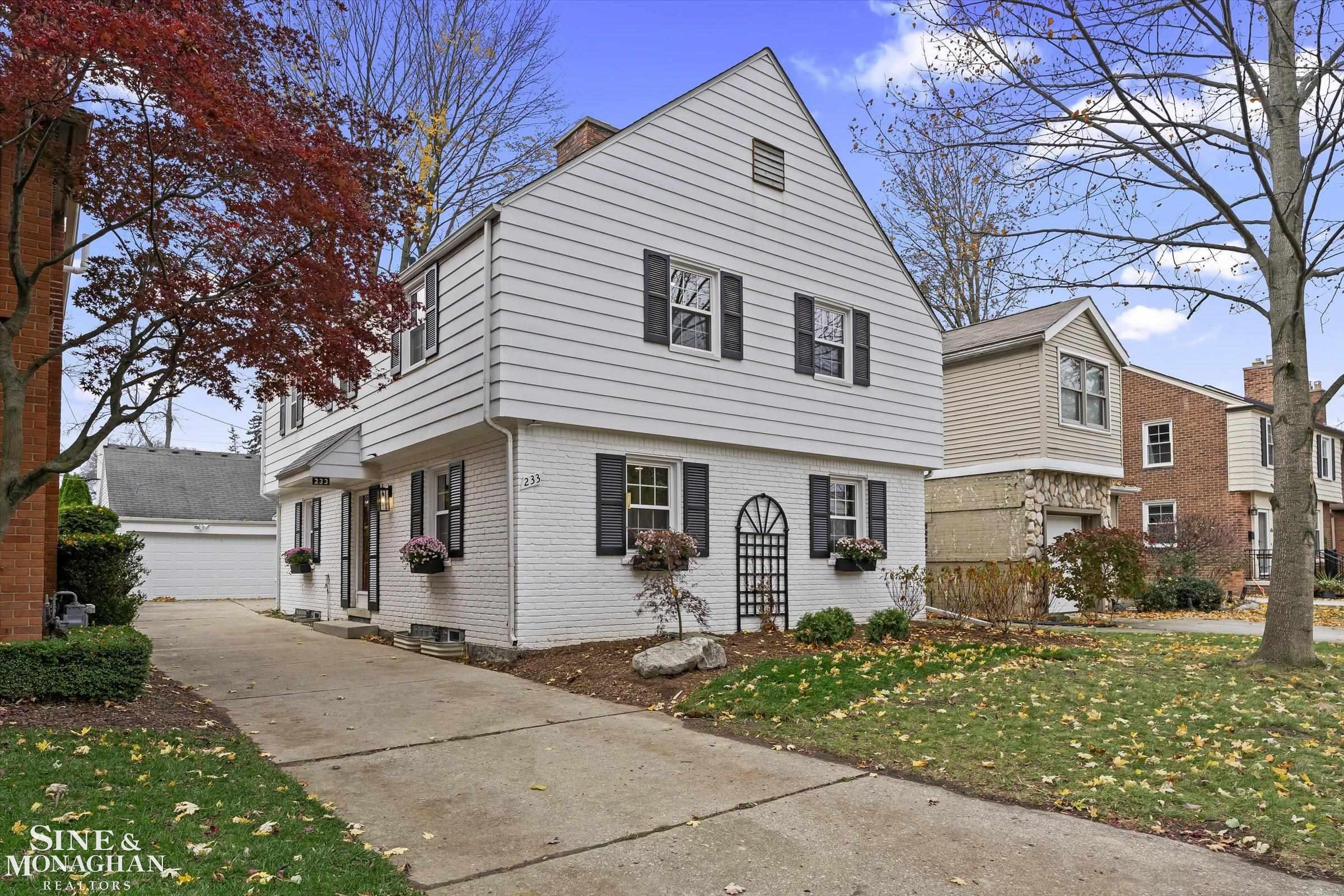 233 Mcmillan Road, Grosse Pointe Park, MI 48236 — front exterior