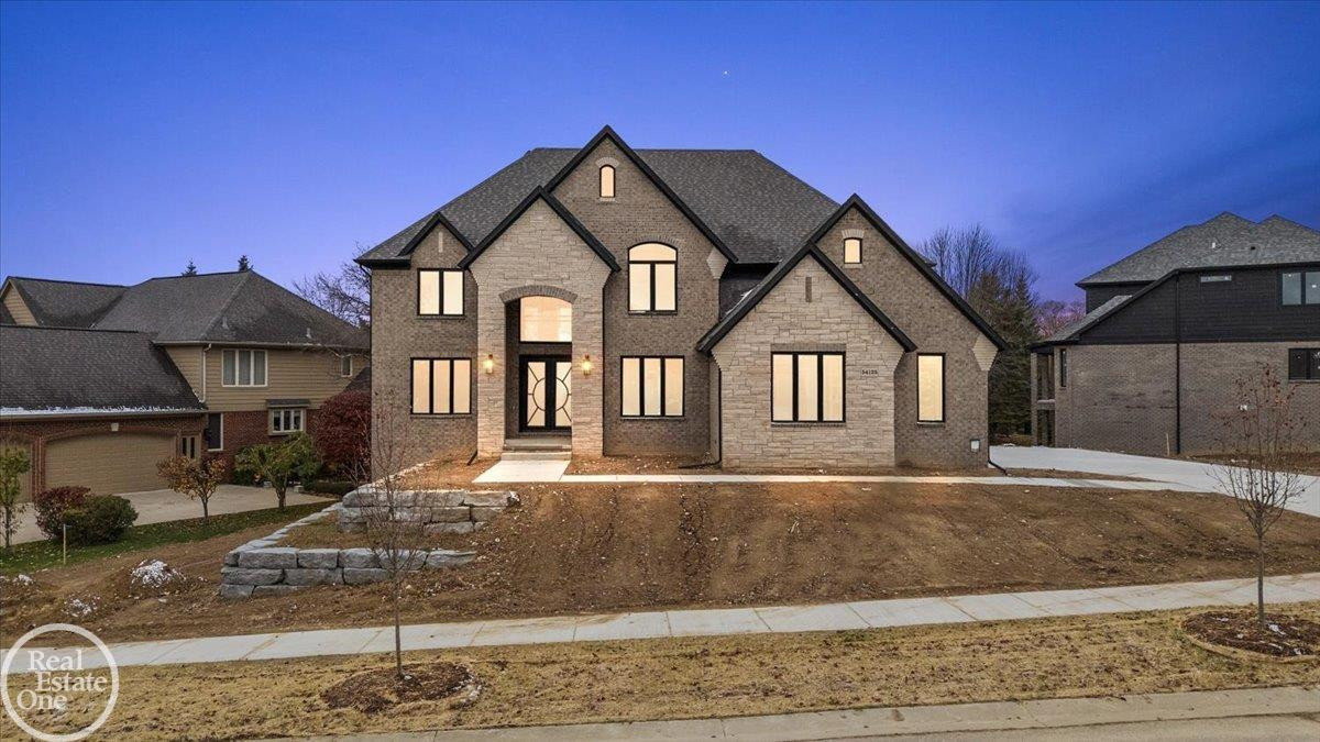 54125 Carrington Drive, Lot #126, Shelby Twp, MI 48316 — front exterior