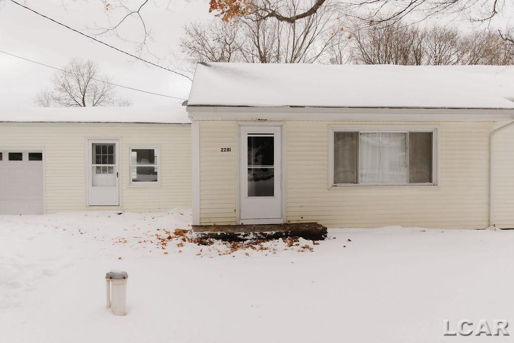 2281 Fairview Drive, Adrian, MI 49221 — front exterior