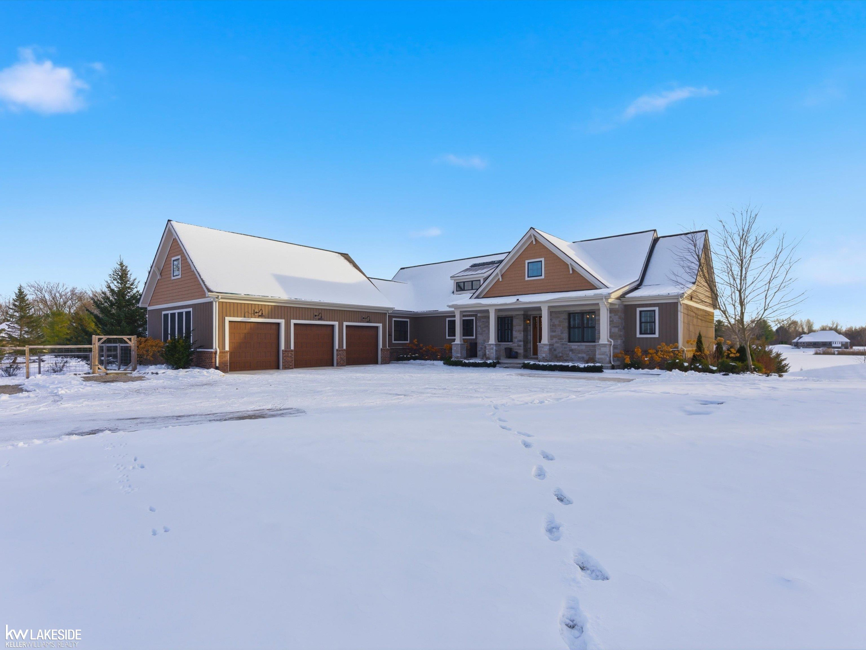 19350 33 Mile Road, MI — front exterior