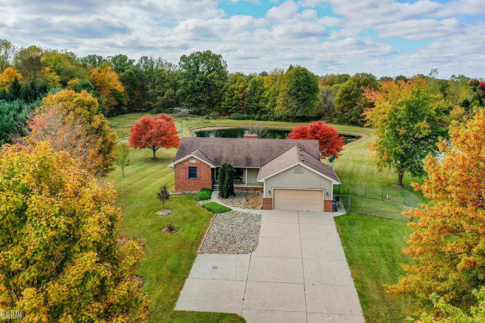 4629 N Lake Road, Columbiaville, MI 48421 — front exterior