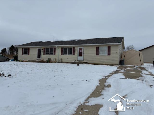 8757- 8765 Sams Drive, Maybee, MI — front exterior