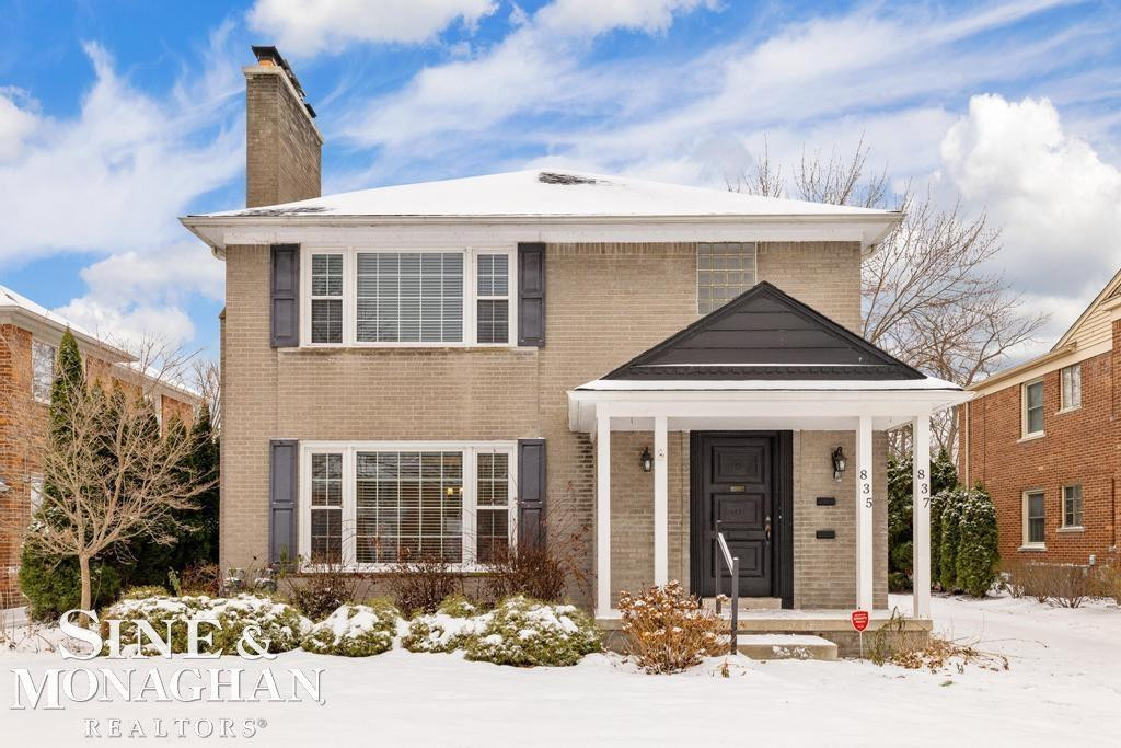 835 Harcourt Road, Grosse Pointe Park, MI 48230 — front exterior