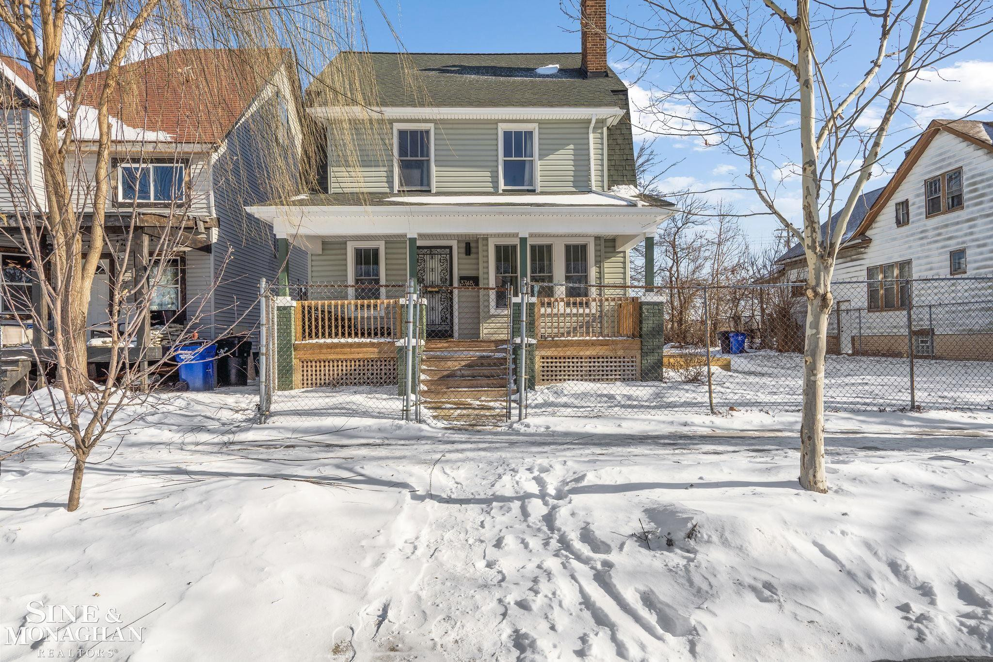 3748 Burns Street, Detroit, MI 48214 — front exterior