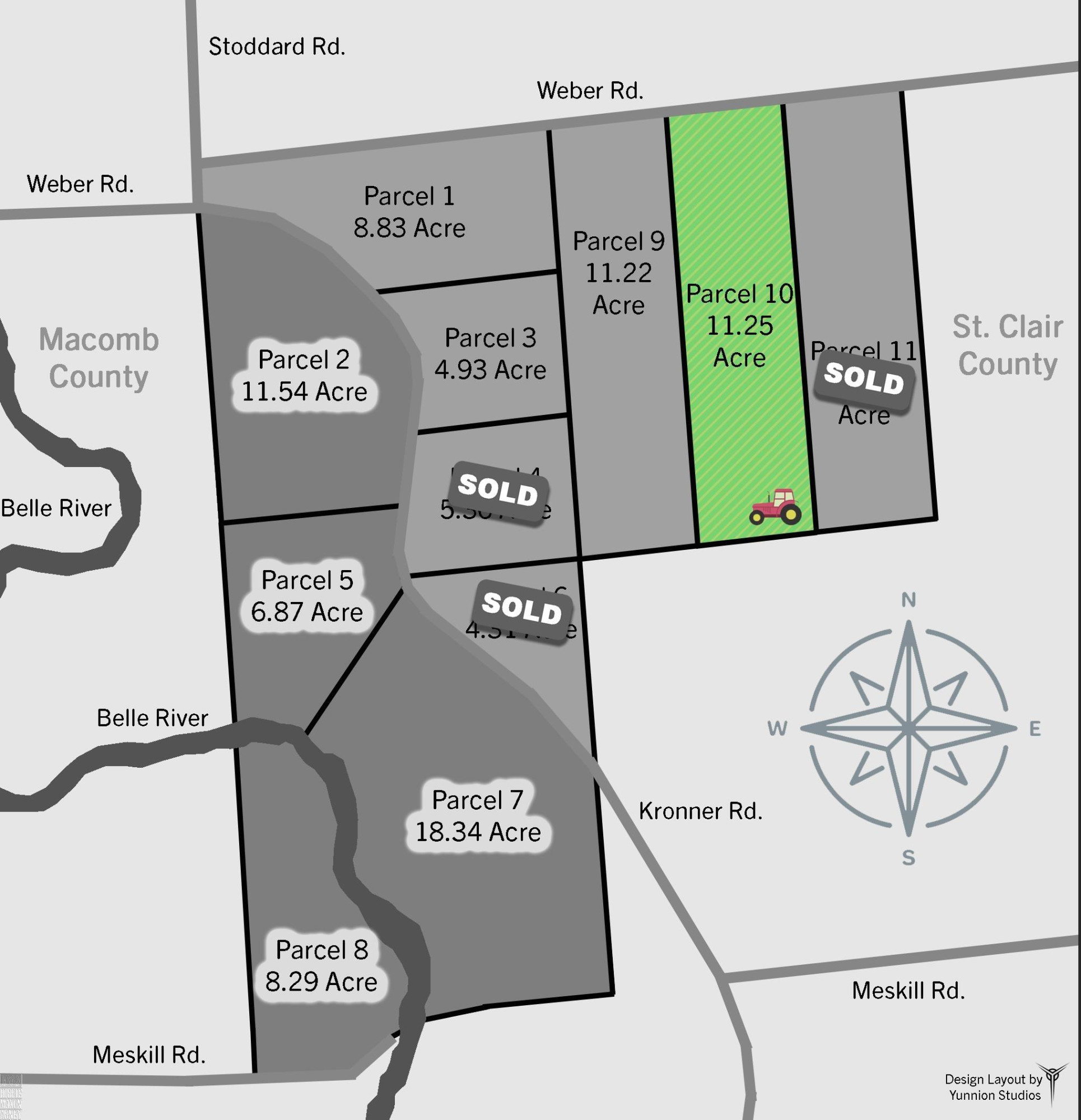 00 Weber Rd, 4001 - 090, parcel 10 Road, MI