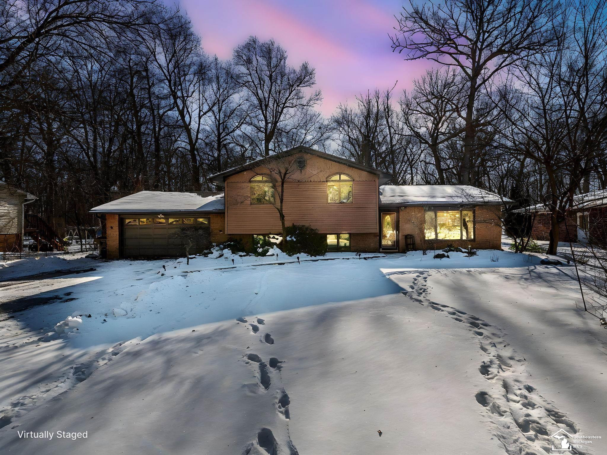3447 Woodmont Drive, Lambertville, MI 48144 — front exterior
